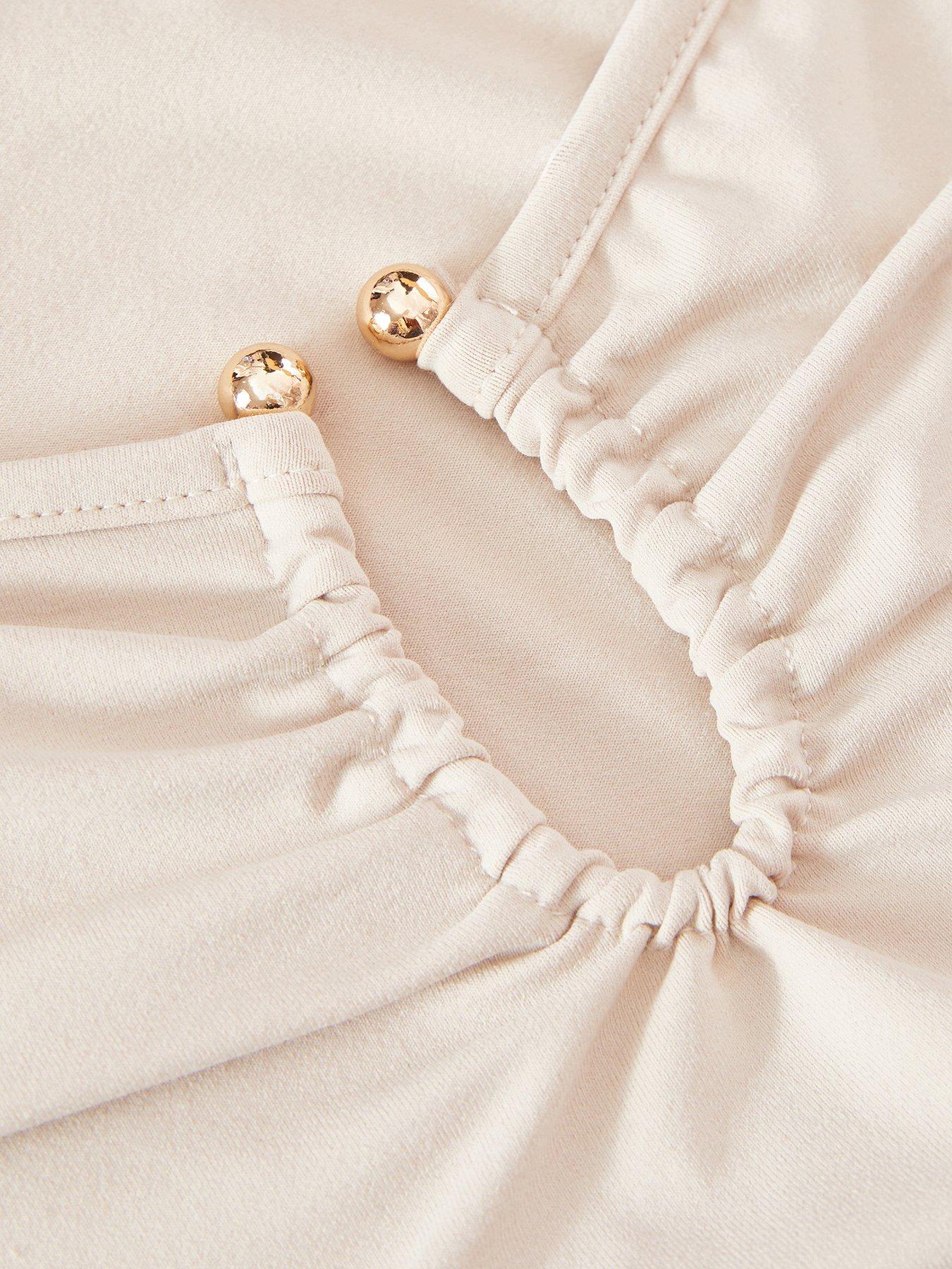  image of quiz-cream-bardot-bodysuit