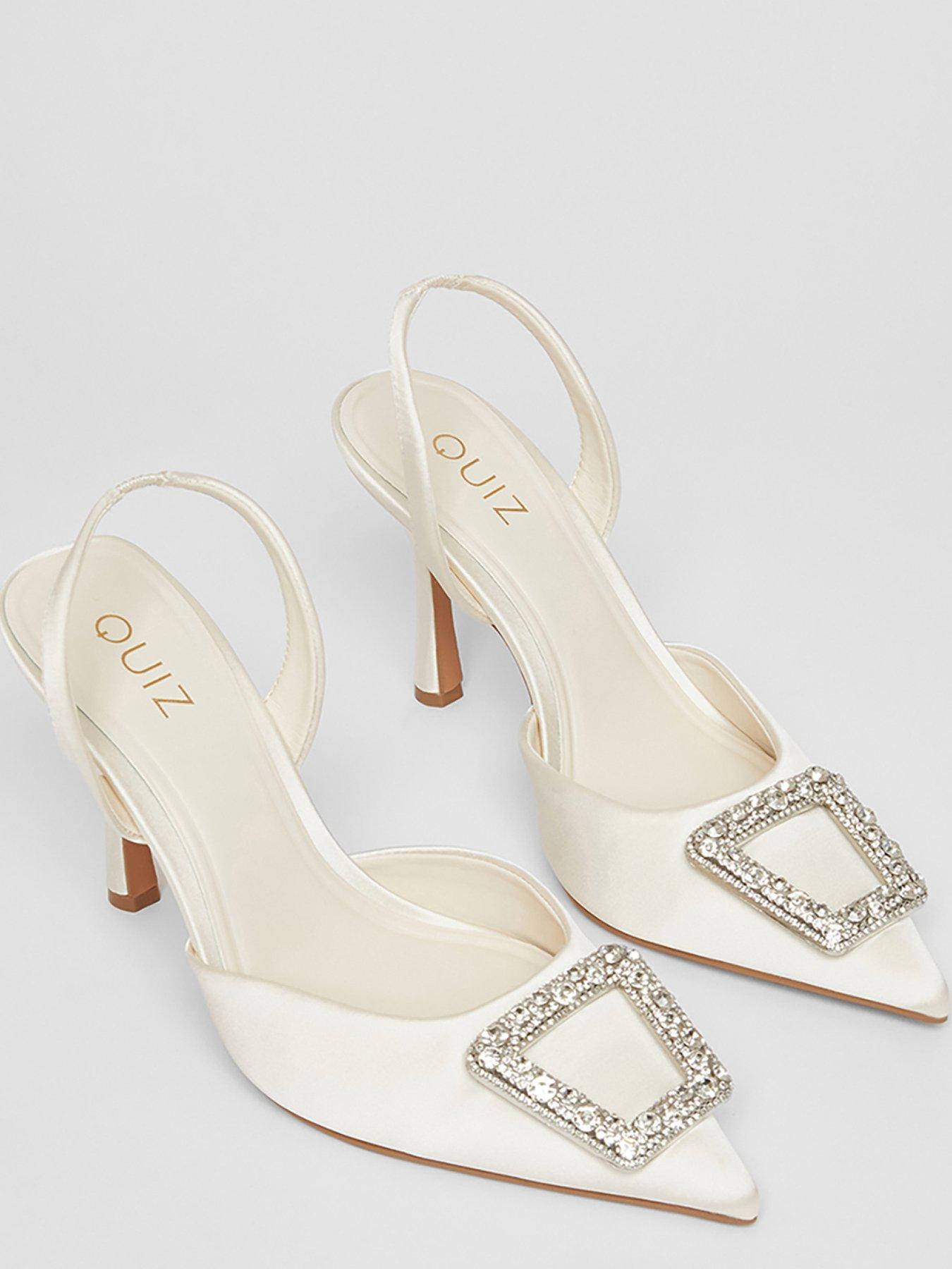  image of quiz-bridal-white-brooch-court-heels