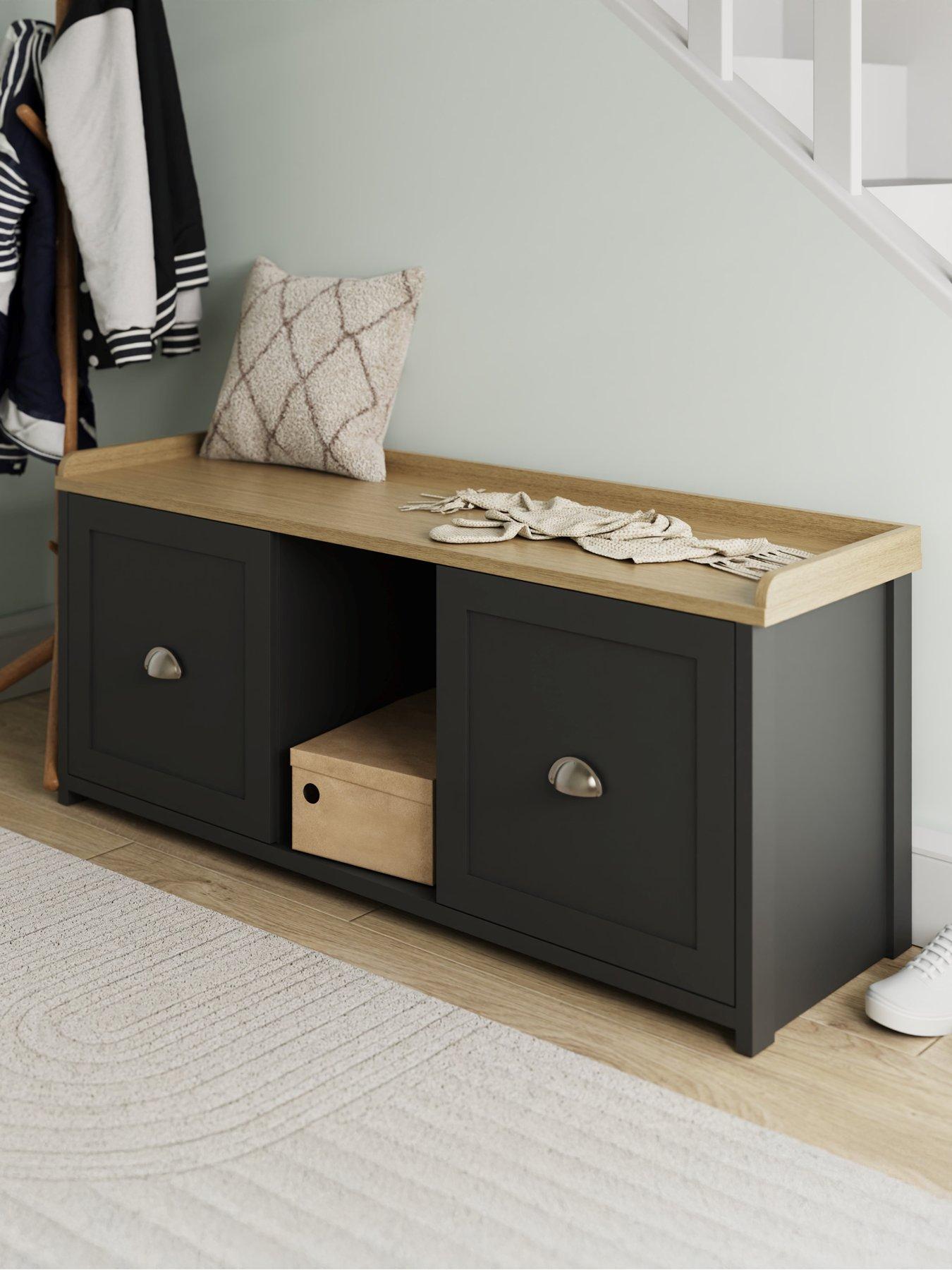 GFW Lancaster 2 Door Shoe Bench - FSC® Certified