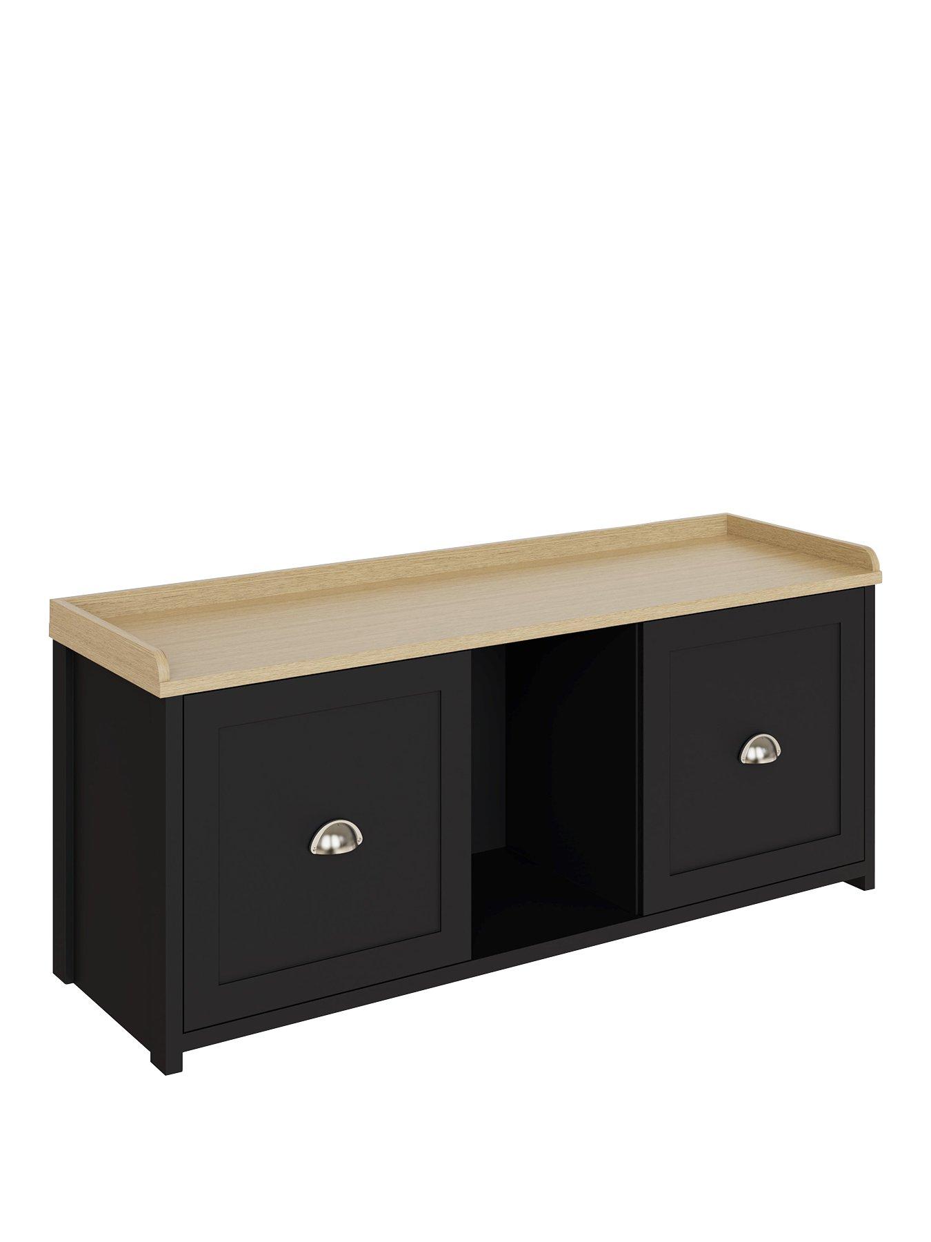  image of gfw-lancaster-2-door-shoe-bench