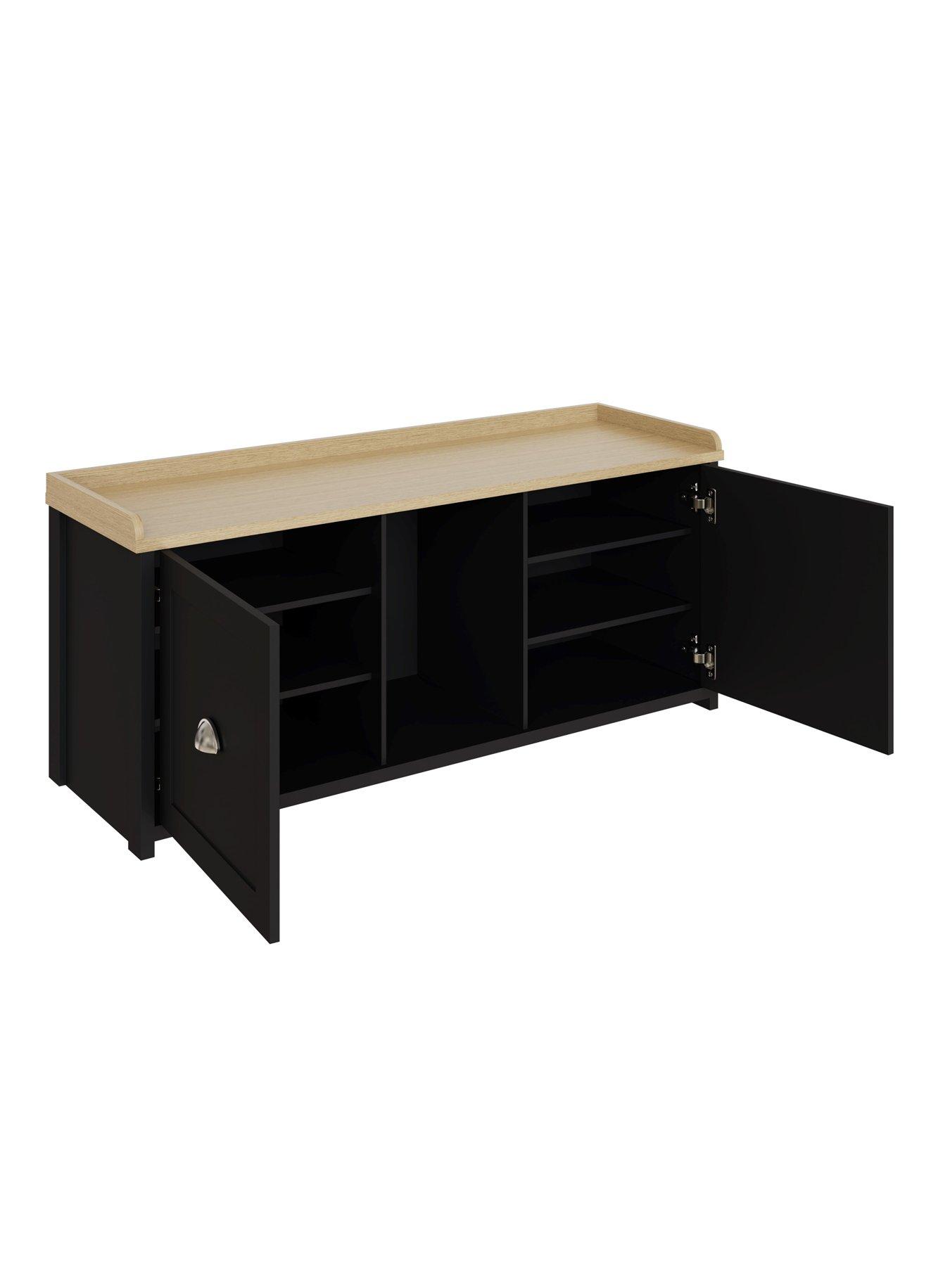  image of gfw-lancaster-2-door-shoe-bench