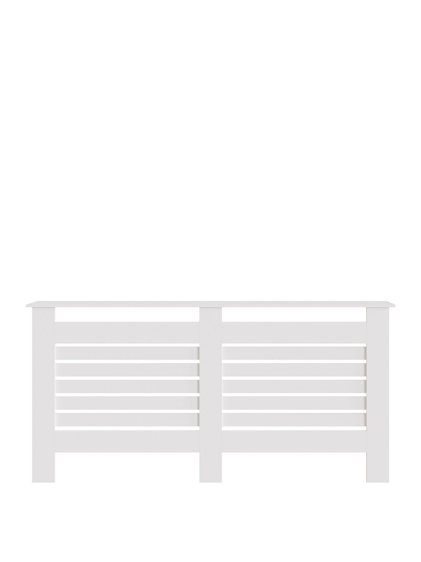 Image 2 of 6 of GFW Cleo Radiator Cover - Extra Large&nbsp;- White - FSC&reg; Certified