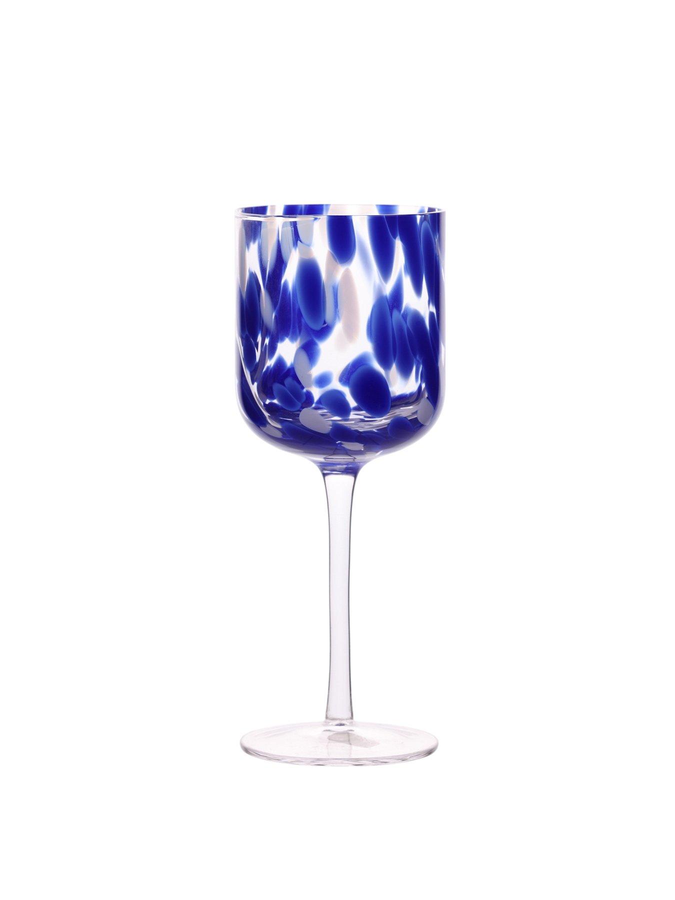  image of hestia-blue-tortoise-shell-wine-glass-set-of-2