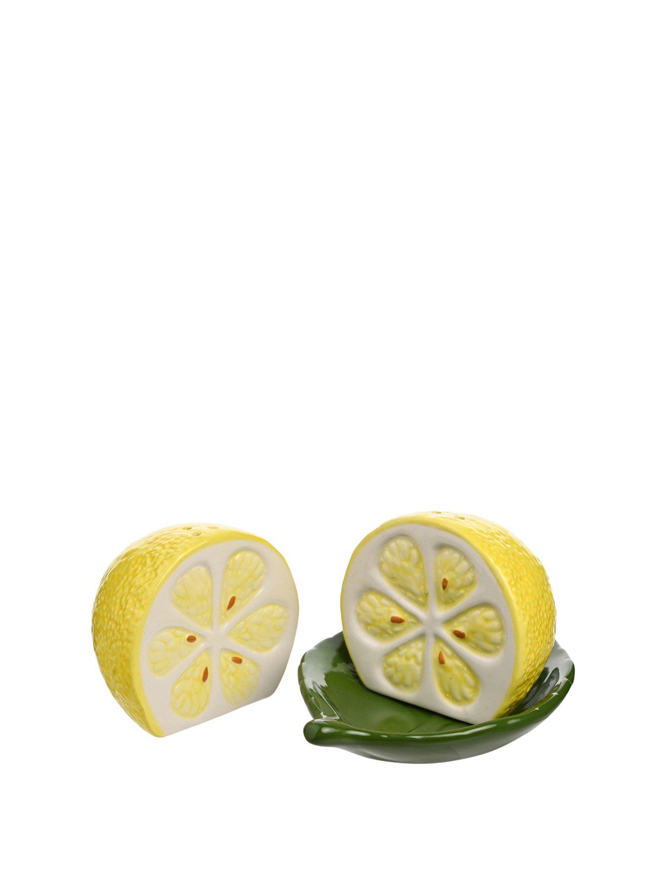 Hestia Lemon Salt and Pepper Shakers | Littlewoods