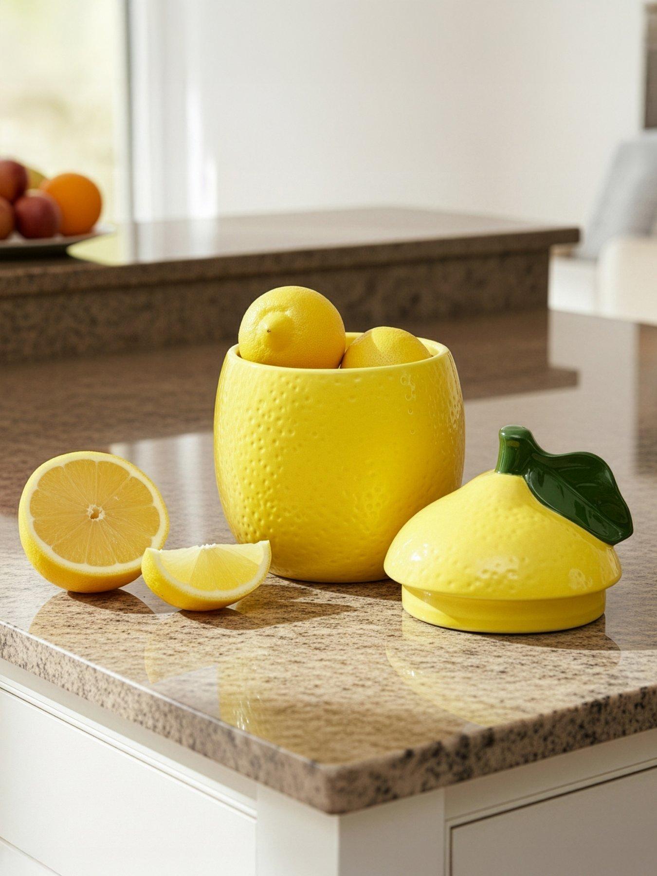 Hestia Lemon Storage Jar