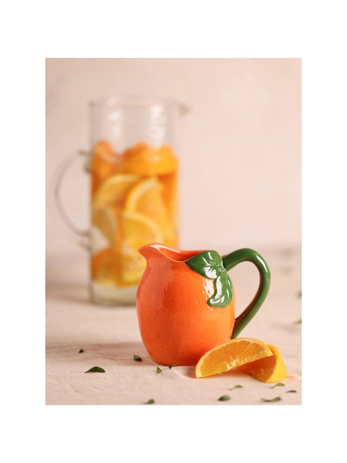 Image 4 of 5 of Hestia Orange Jug Small