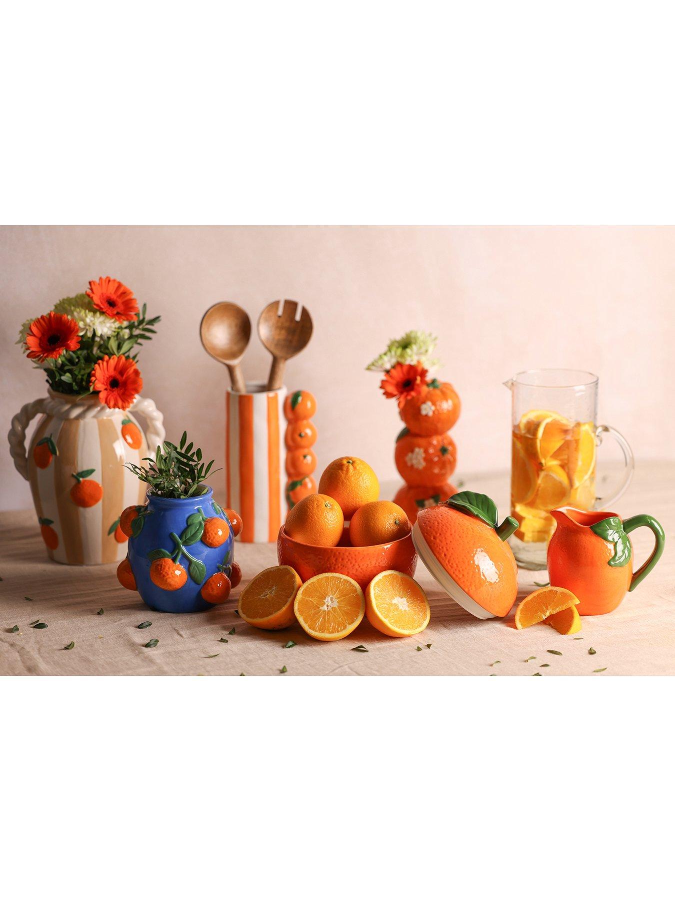 Image 5 of 5 of Hestia Orange Jug Small