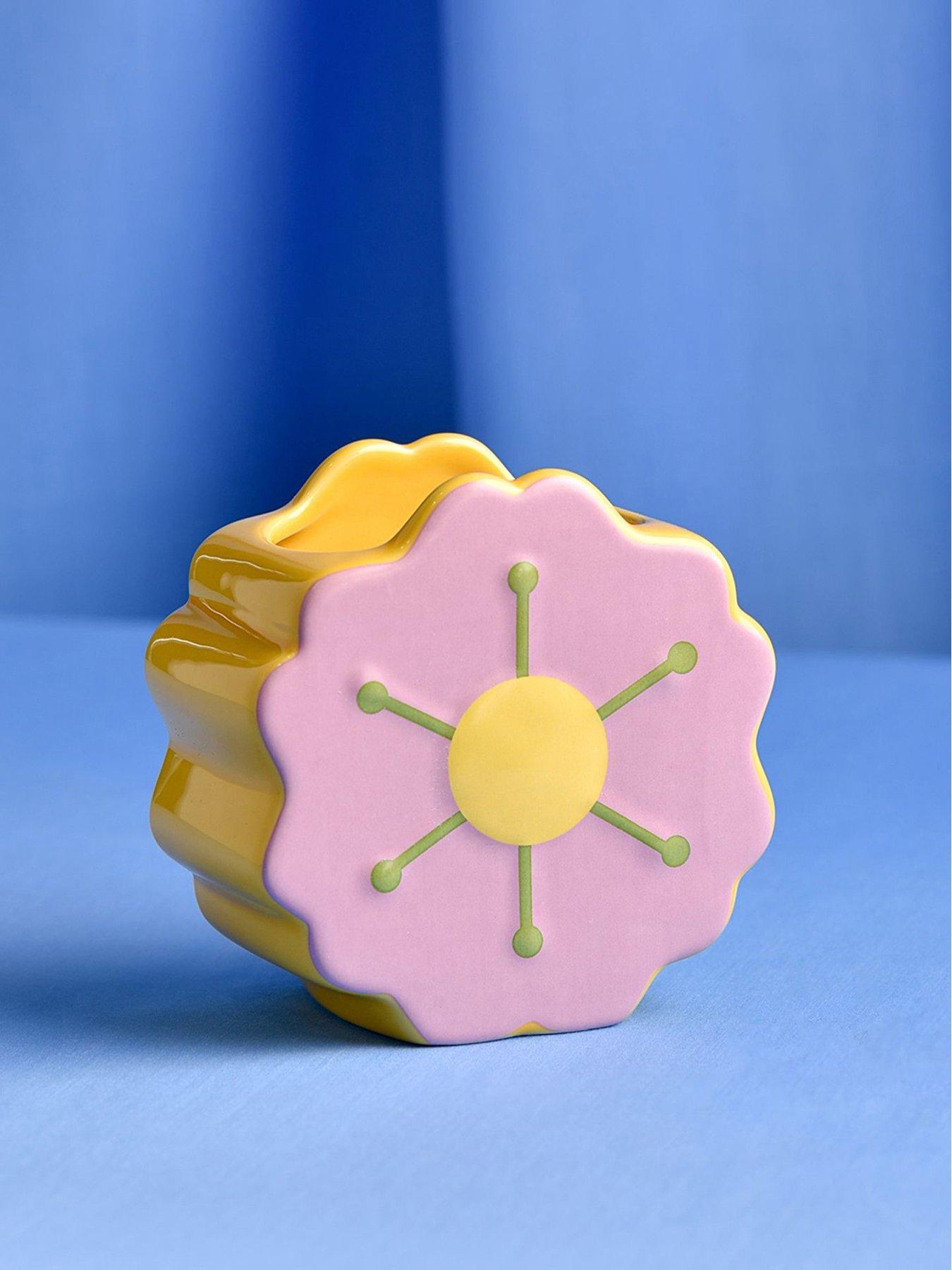  image of hestia-raspberry-blossom-flower-vase