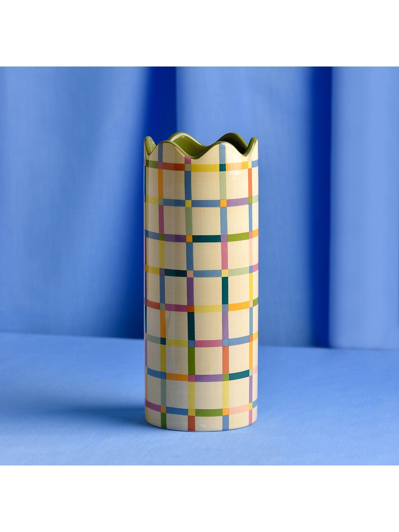Image 4 of 4 of Hestia Raspberry Blossom Multi Coloured Vase