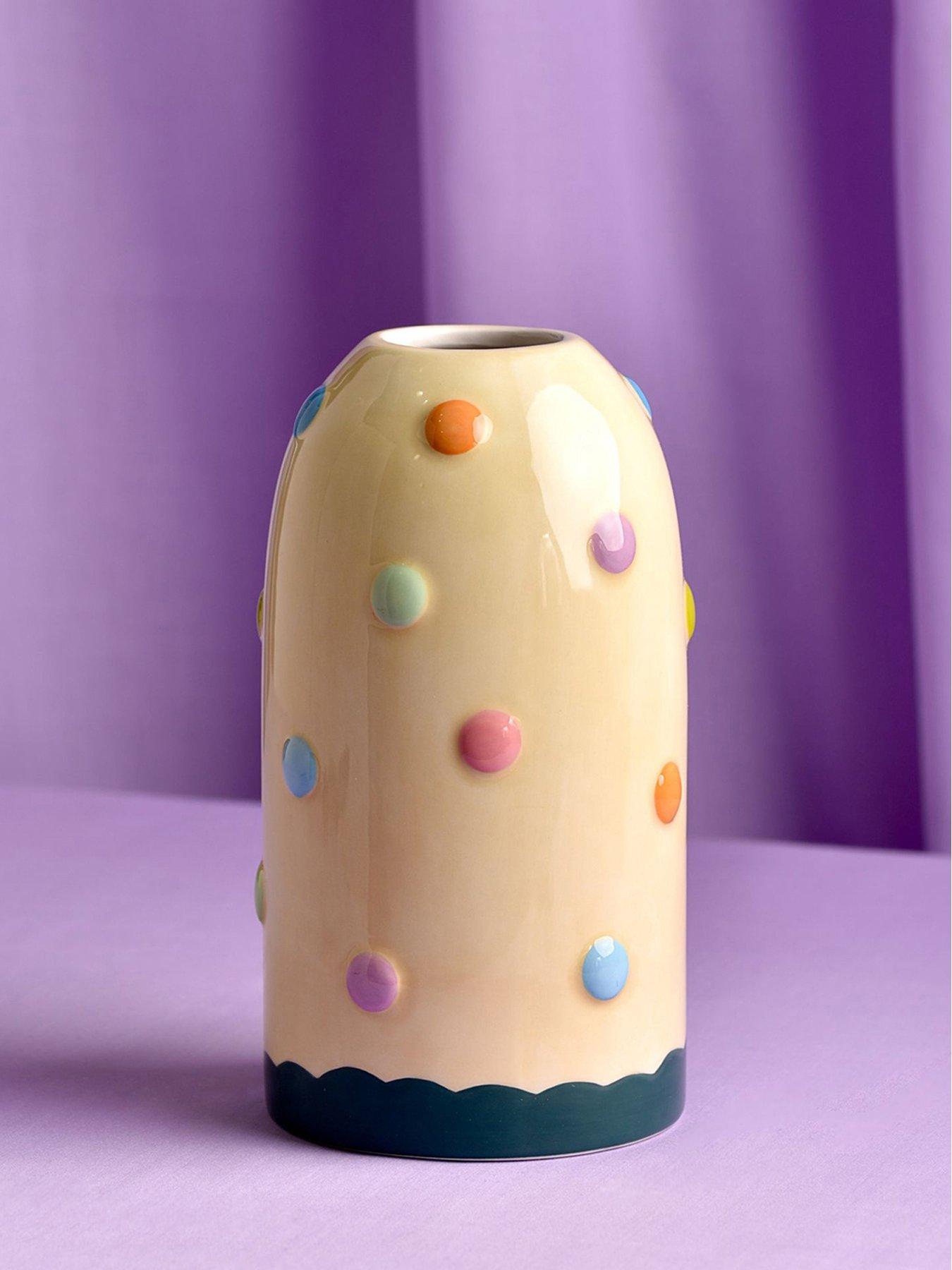 image of hestia-raspberry-blossom-multicoloured-vase