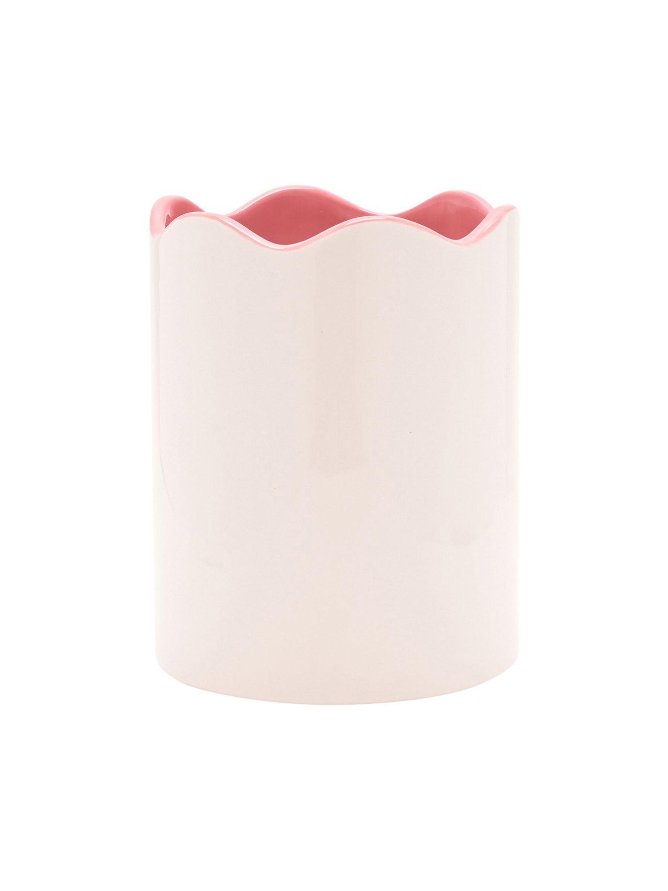  image of hestia-raspberry-blossom-ceramic-plant-pot-ndash-keep-growing