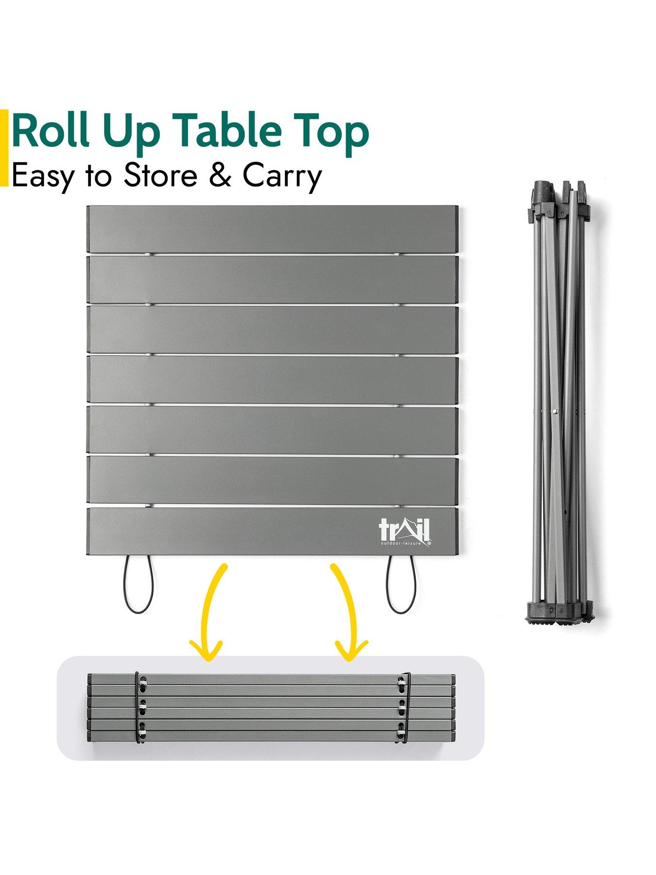 Image 3 of 7 of Trail Lightweight Aluminium Roll up Compact Camping Table