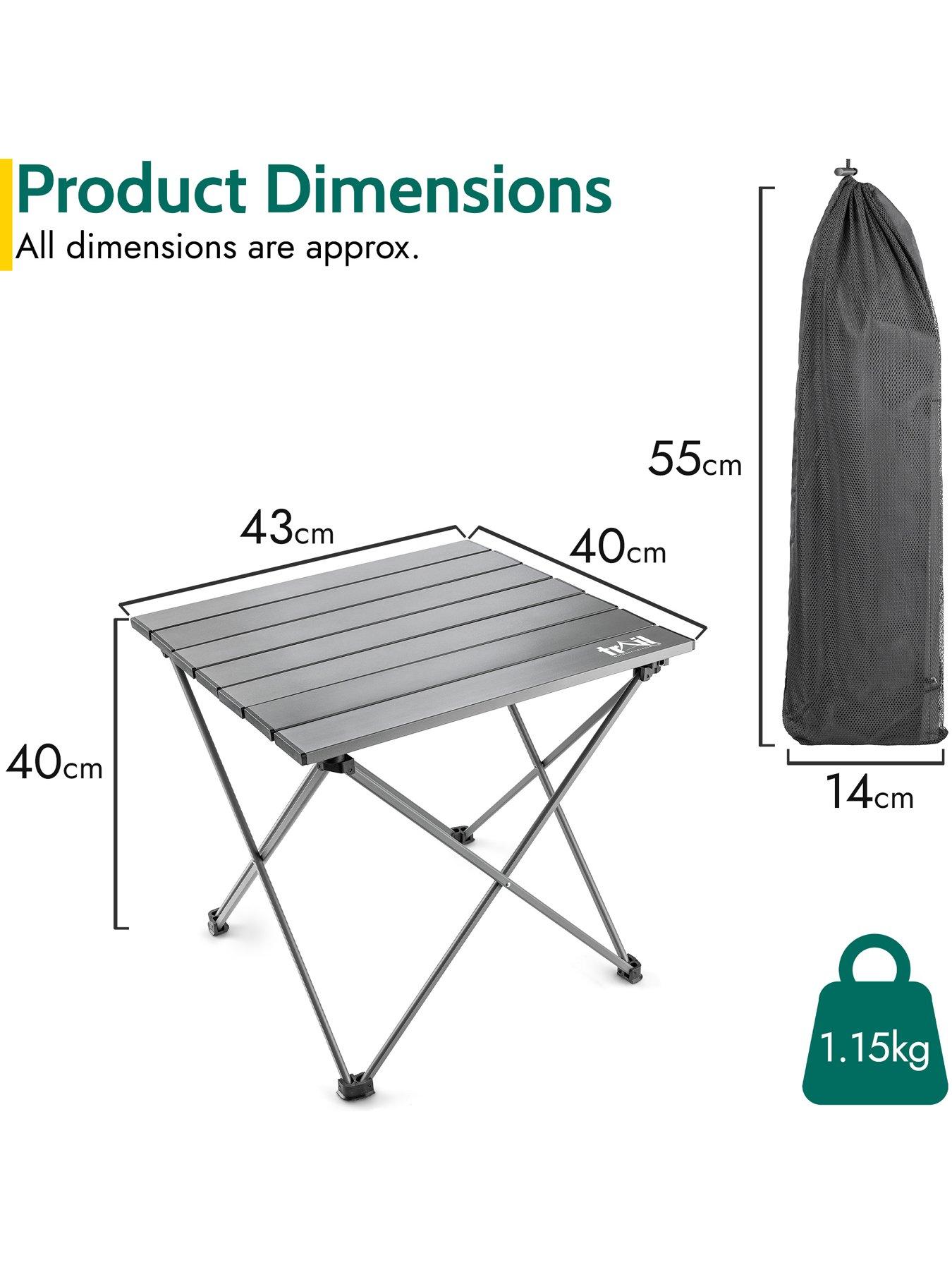 Image 4 of 7 of Trail Lightweight Aluminium Roll up Compact Camping Table