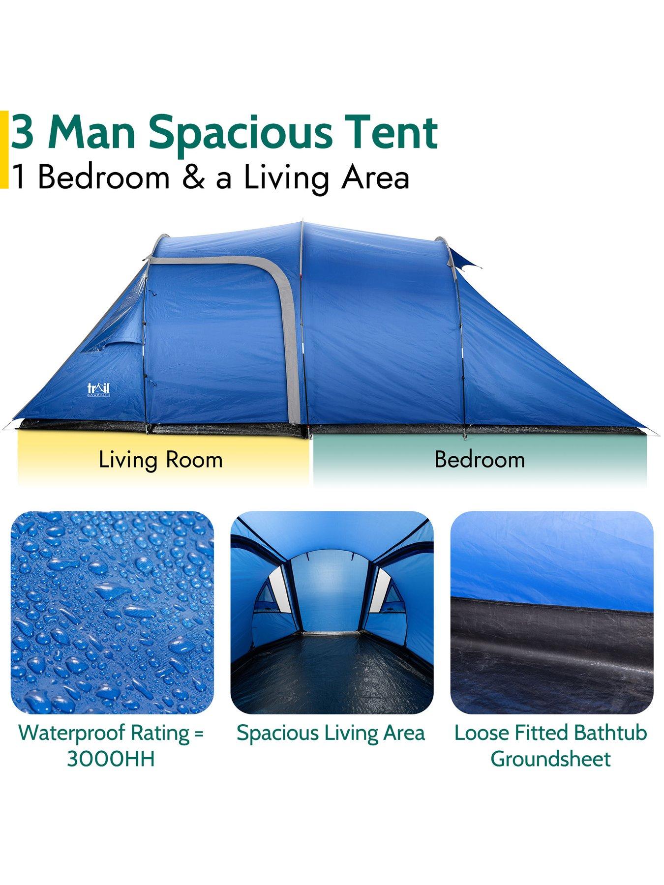  image of trail-bowden-3-person-tunnel-tent-waterproof-3000mm