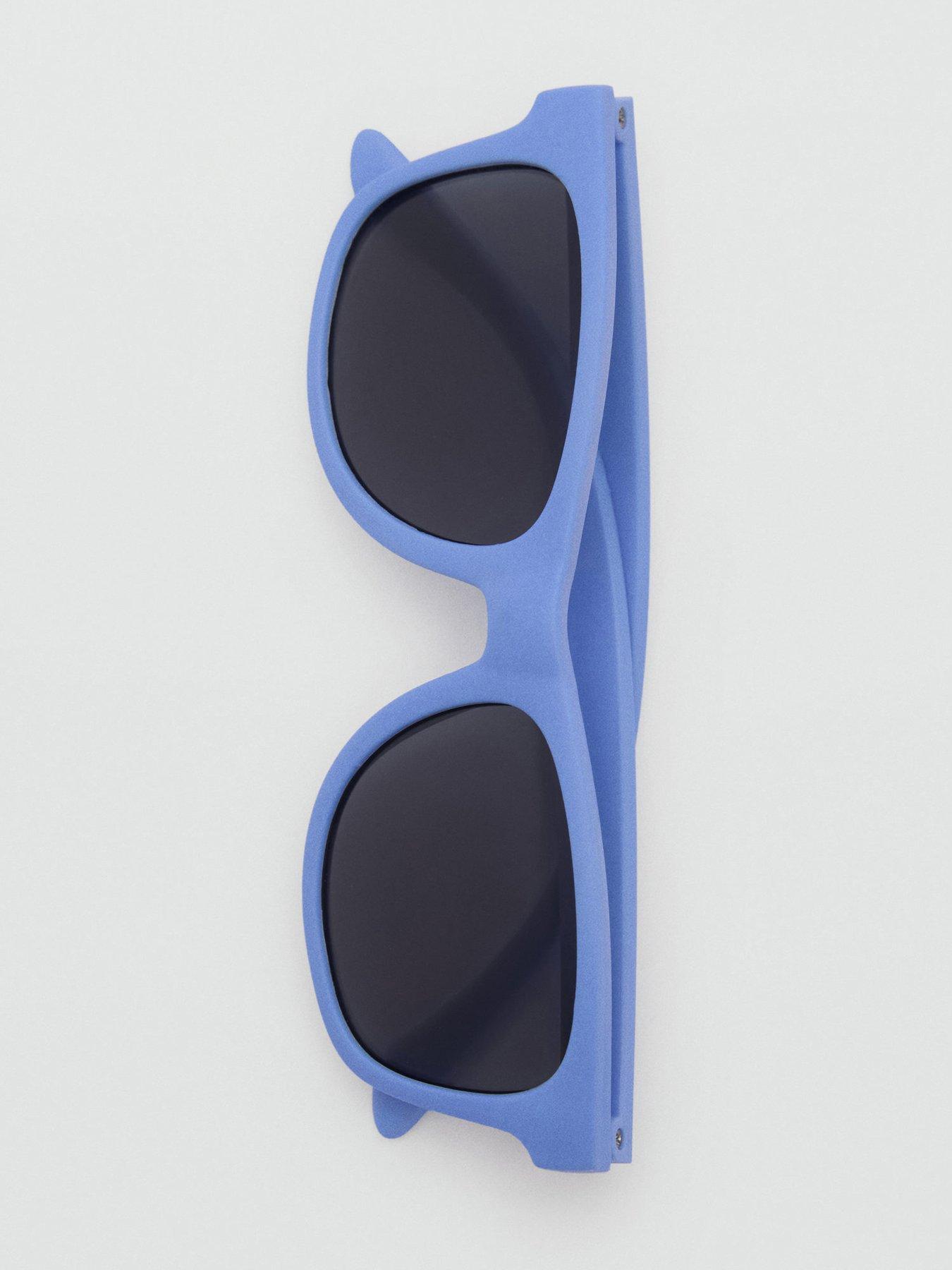  image of mango-younger-boys-matt-sunglasses-blue