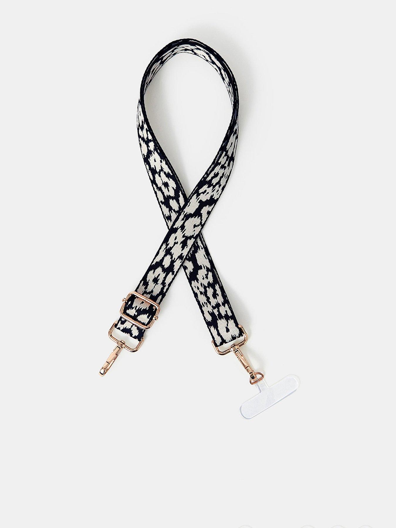 undefined Animal Webbing Phone Strap - Leopard