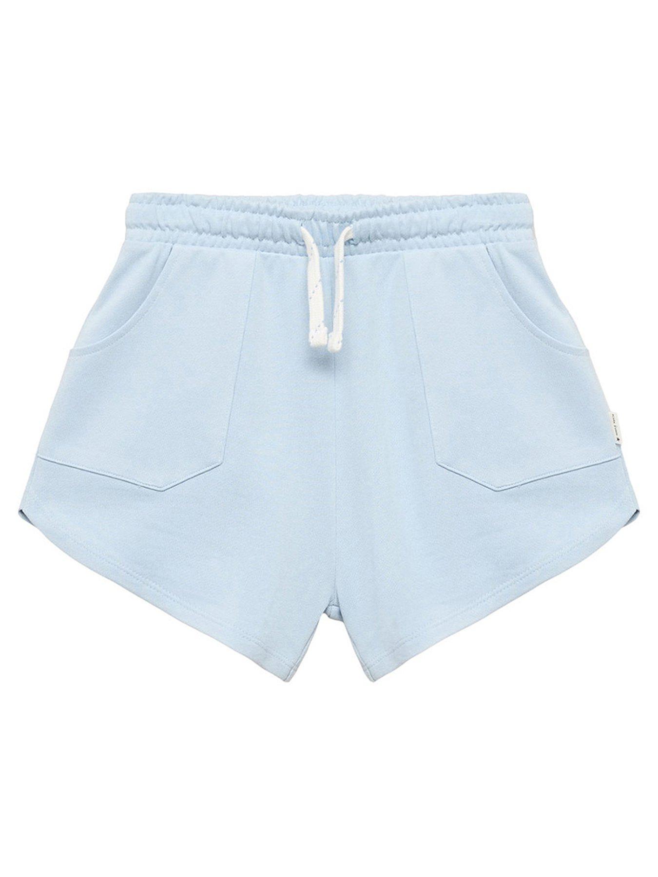 mango-girls-jersey-shorts-light-blue