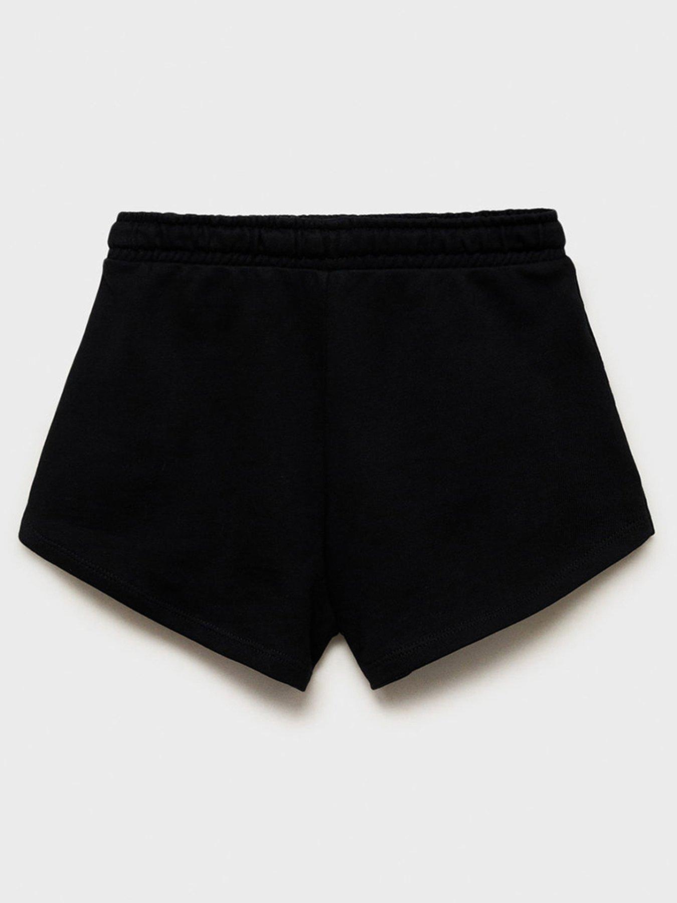  image of mango-girls-jersey-shorts-black