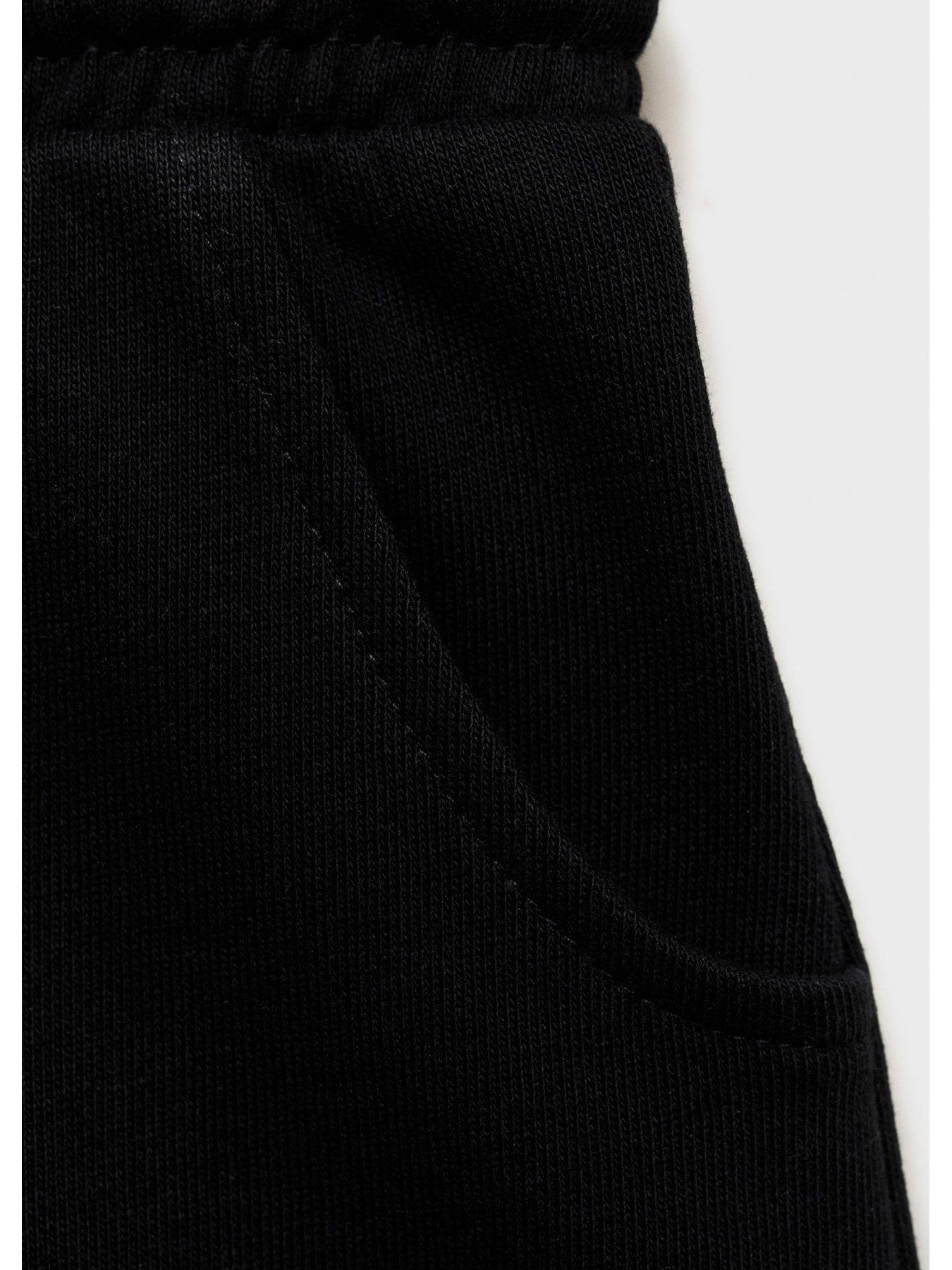  image of mango-girls-jersey-shorts-black