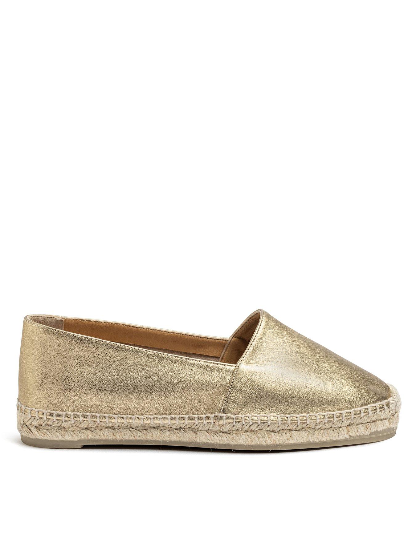 CASTANER Kenda Flat Metallic Espadrille - Gold