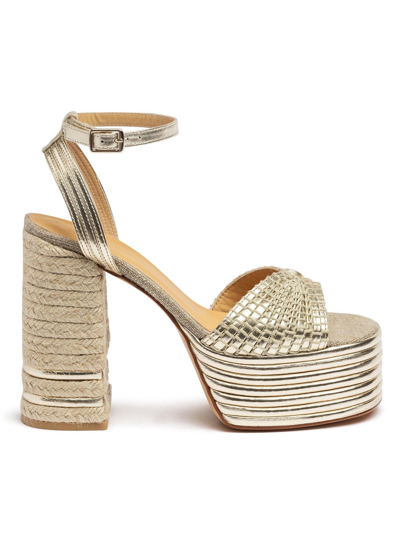CASTANER Ferosa Chunky Platform Sandal - Gold