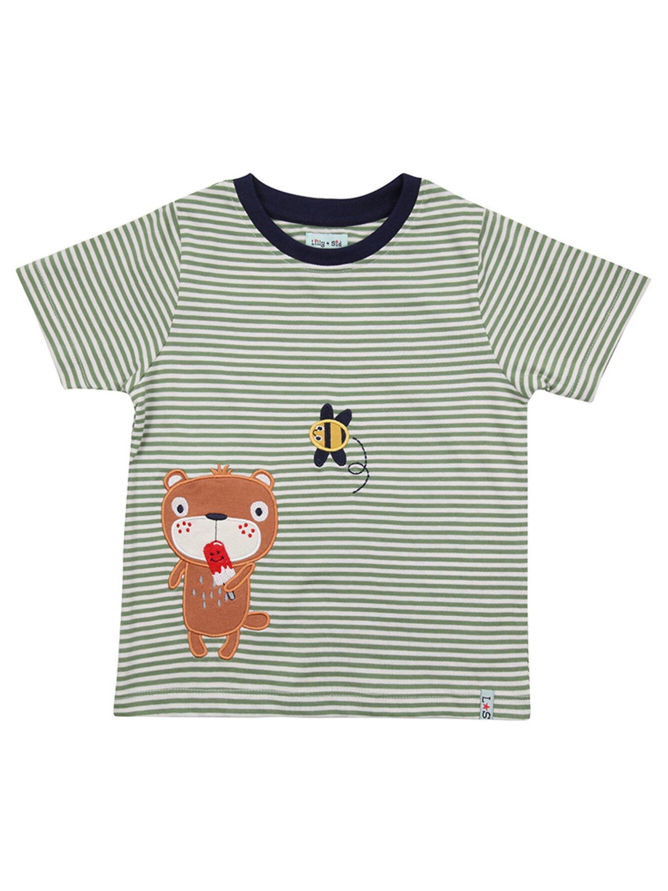 lilly-sid-boys-amp-busy-stripe-t-shirt-green