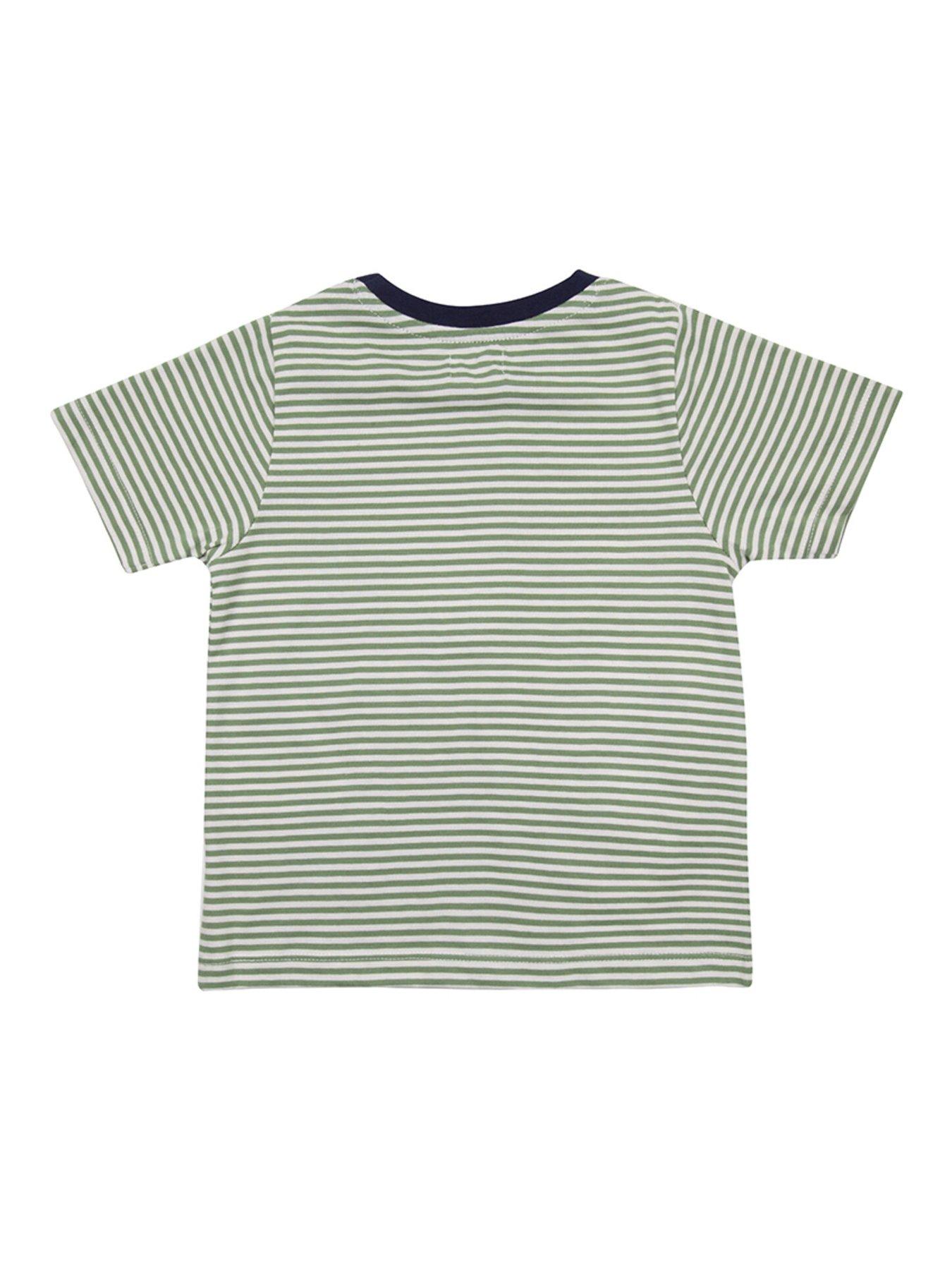  image of lilly-sid-boys-amp-busy-stripe-t-shirt-green