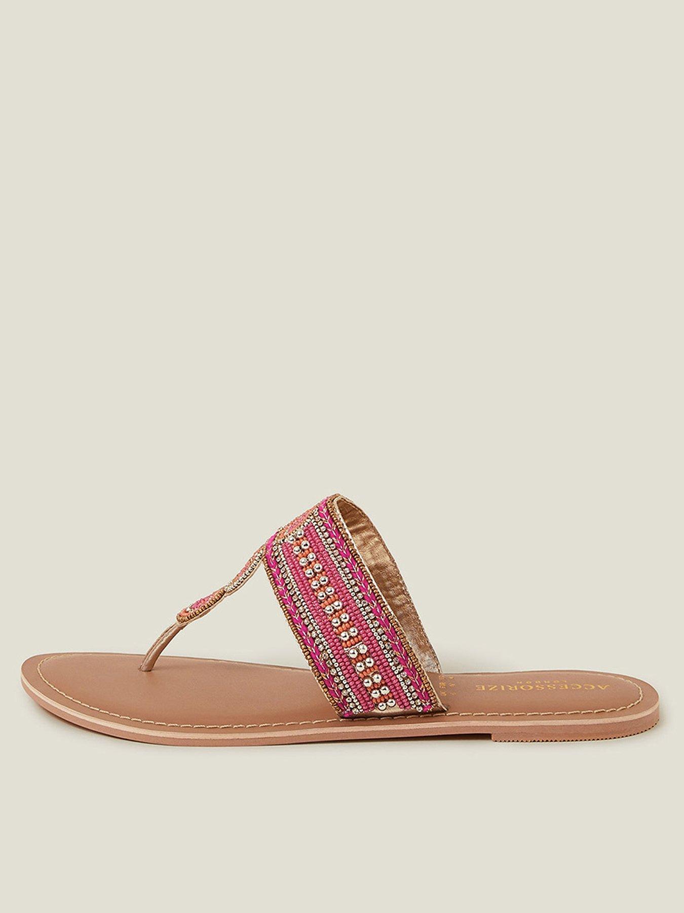 accessorize-decorative-bead-circle-flip-flop-sandals-pink