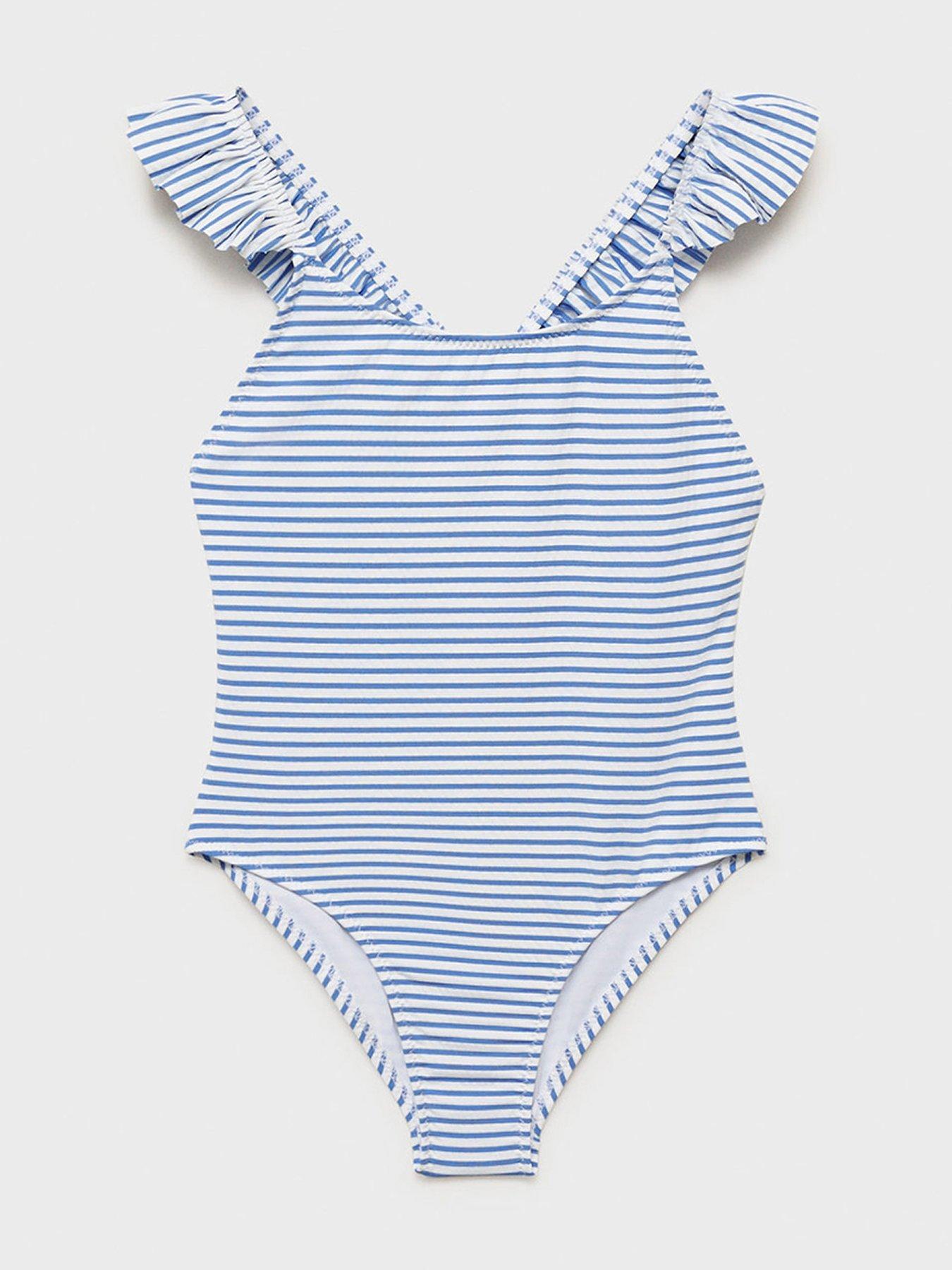 mango-girls-striped-swimsuit-blue