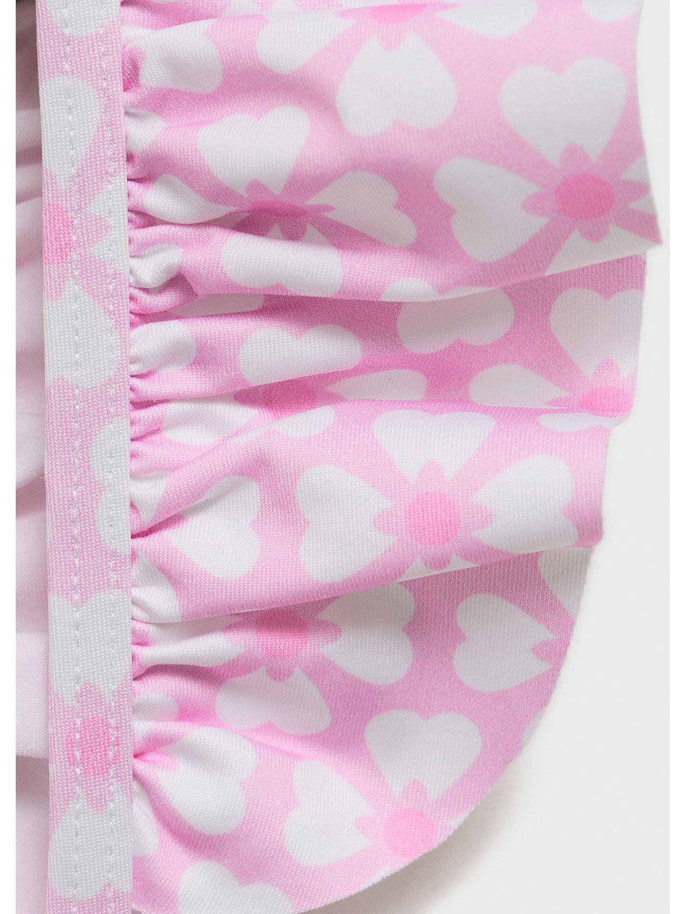  image of mango-girls-flower-printed-bikini-pink