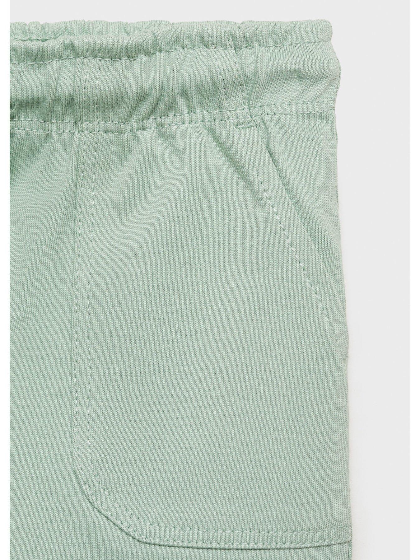 image of mango-younger-boys-sweat-shorts-green