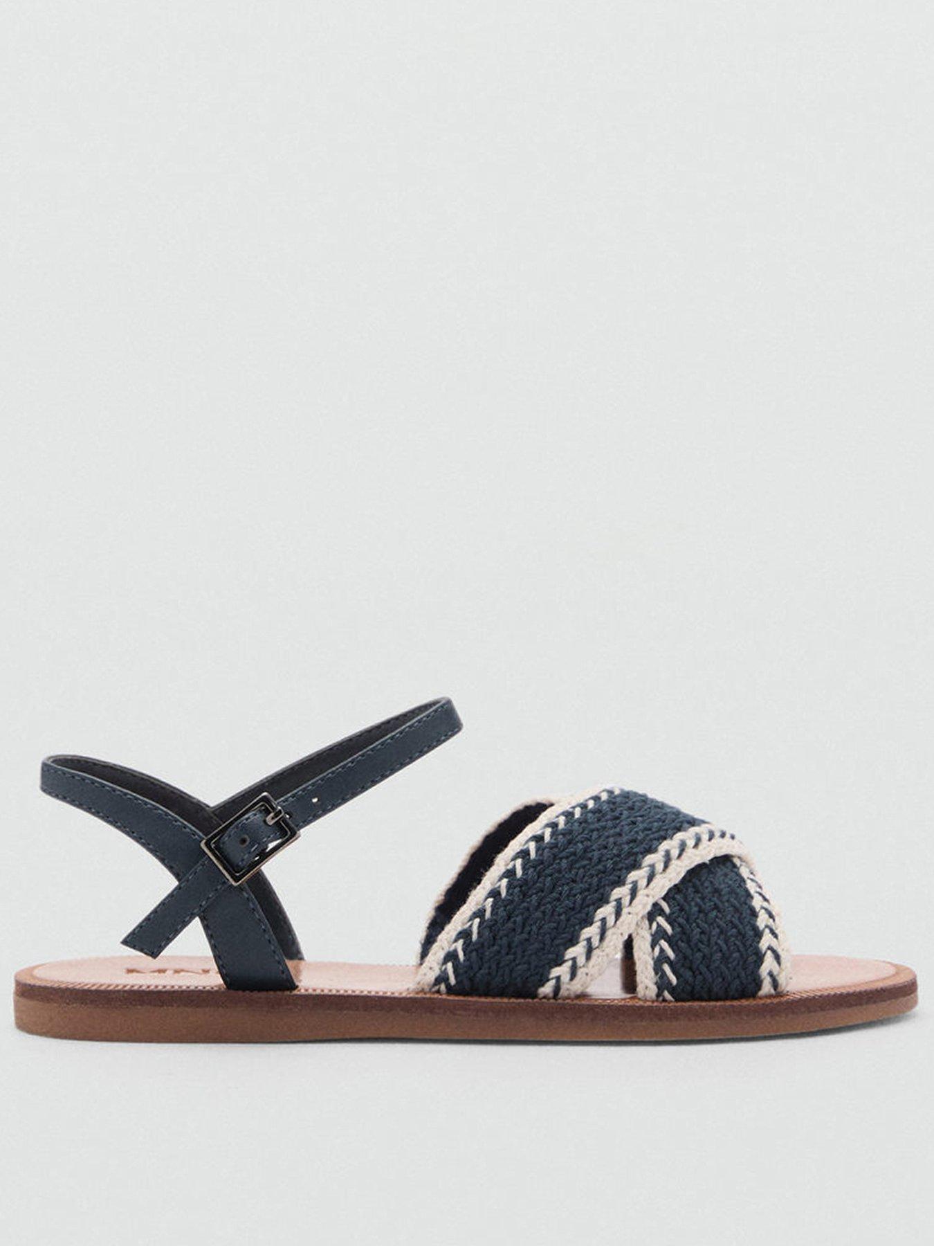 mango-girls-crochet-sandals-blue