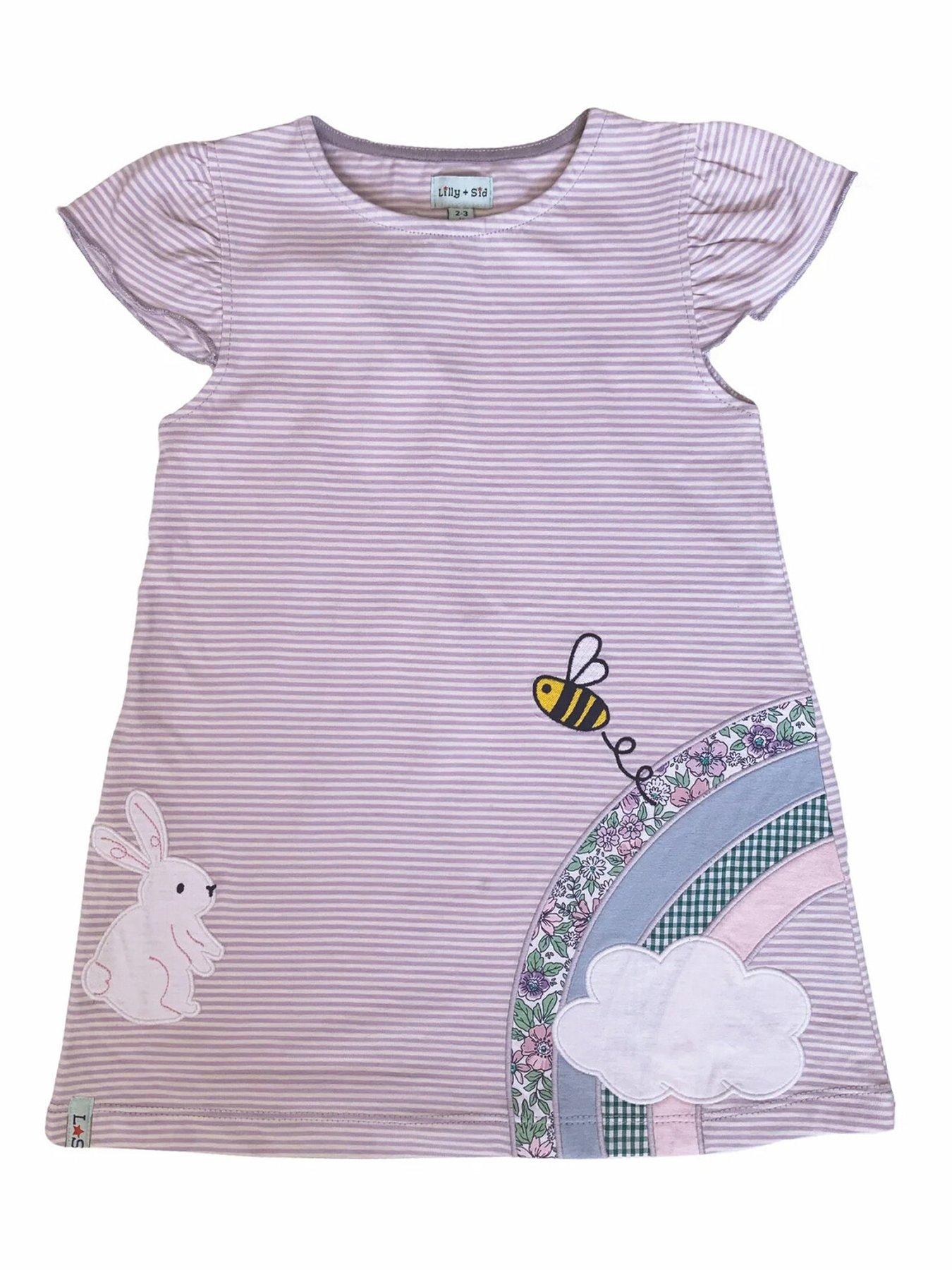 lilly-sid-girls-applique-bunny-dress-stripe