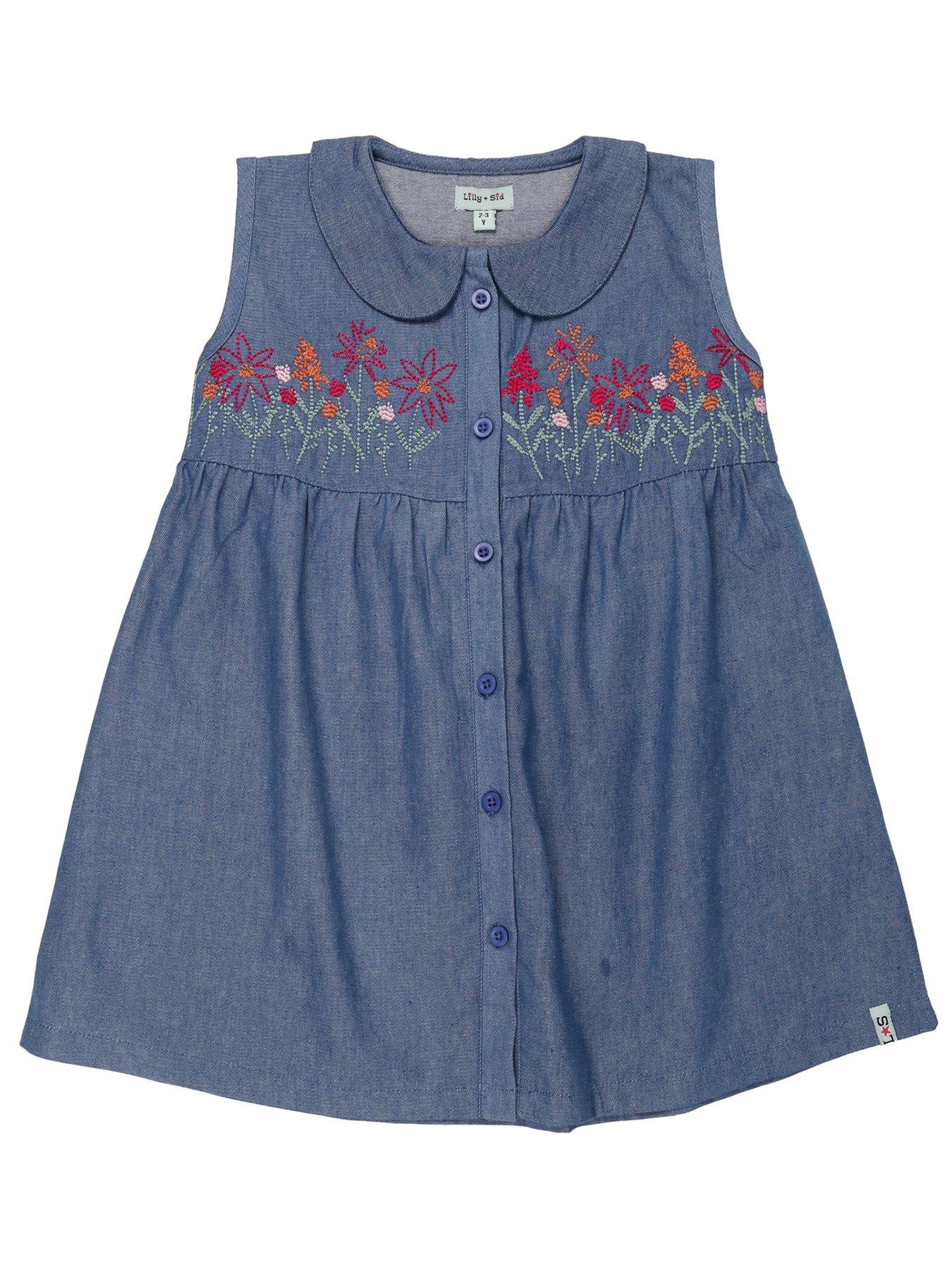 lilly-sid-girls-floral-embroidered-collar-dress-denim