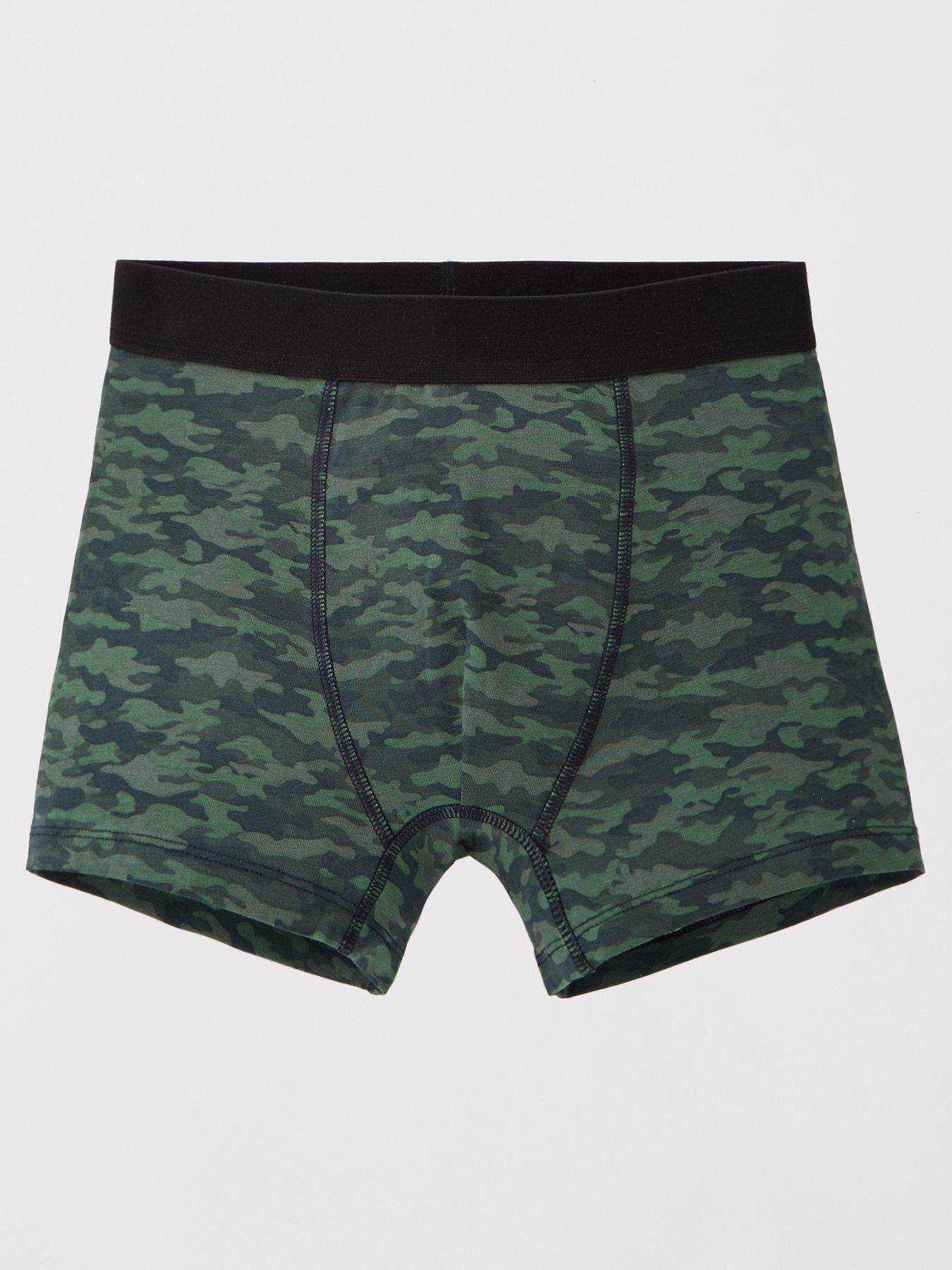  image of v-by-very-boys-7-pack-camo-print-boxers-multi