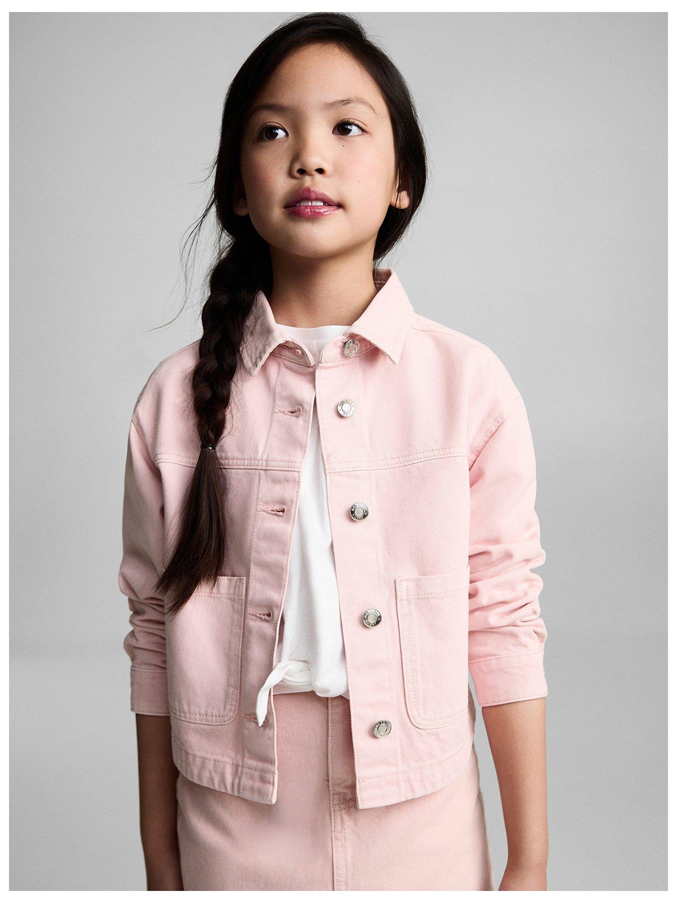 mango-girls-sabina-co-ord-denim-jacket-pink
