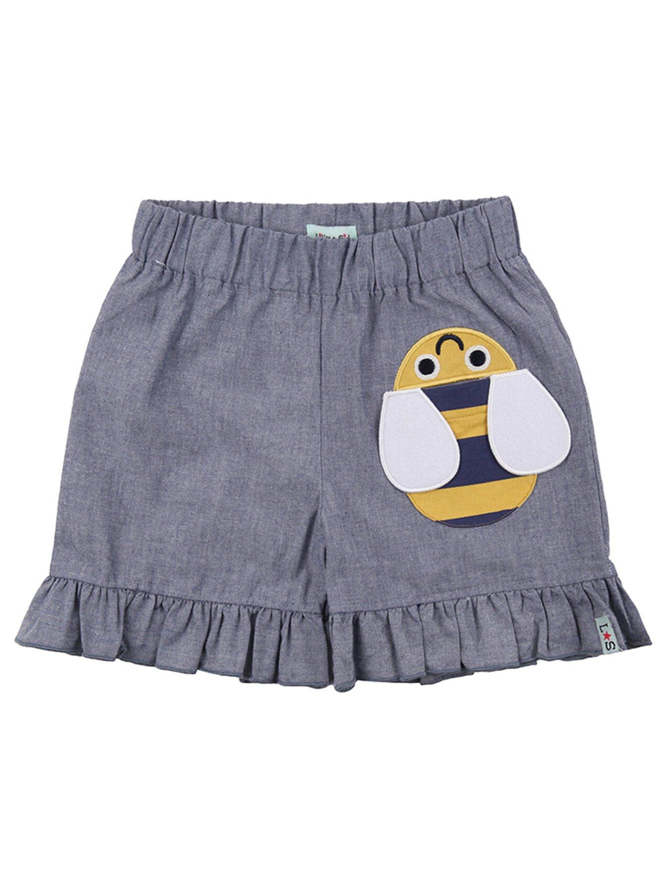 lilly-sid-girls-busy-bee-pocket-shorts-multi