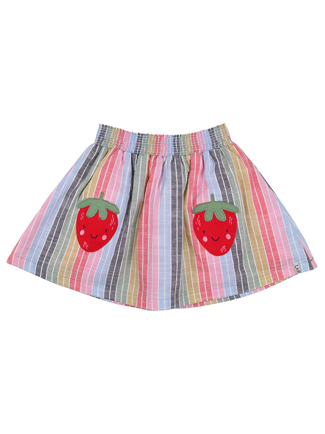 lilly-sid-girls-rainbow-stripe-skirt-multi