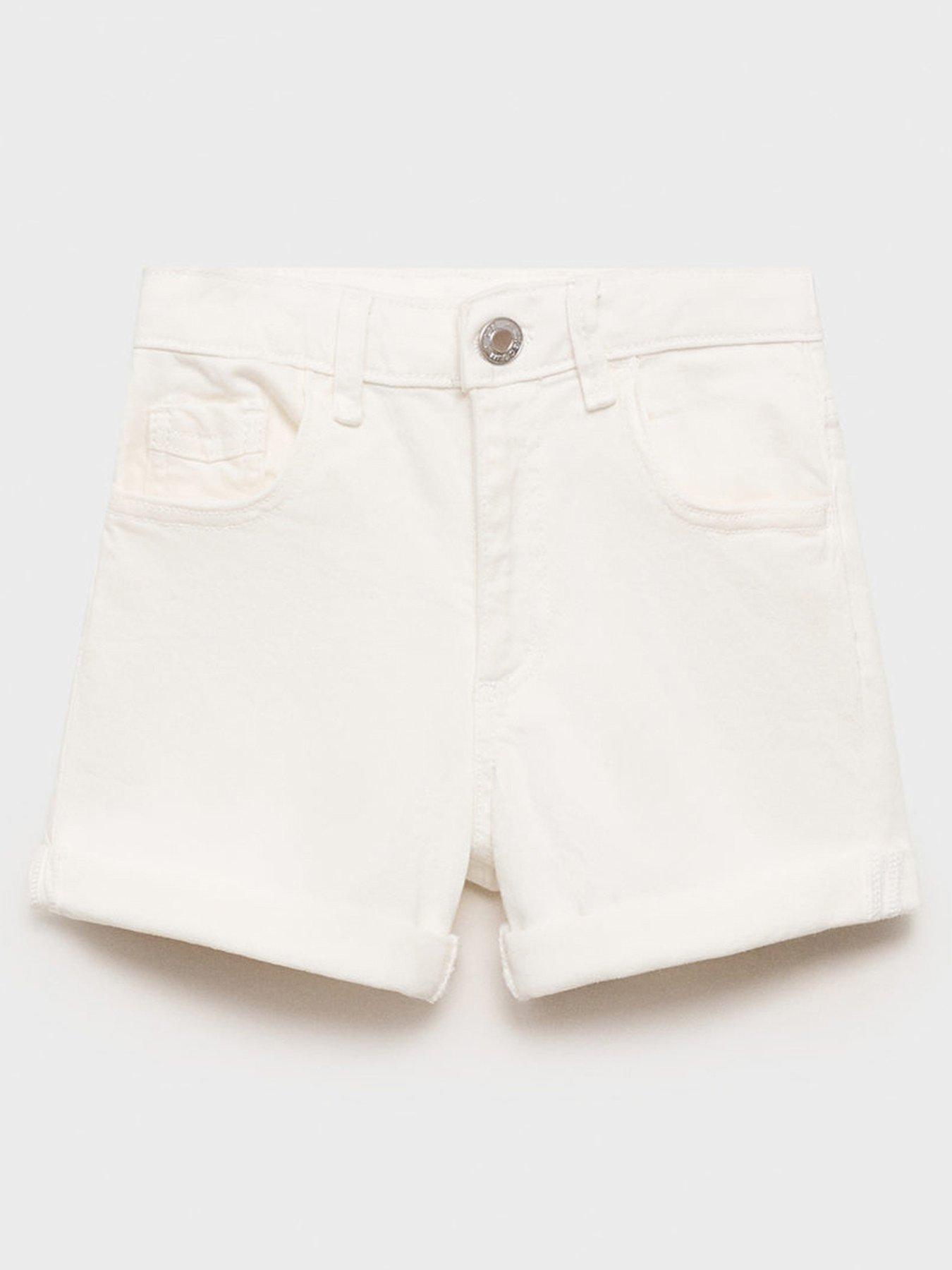 mango-girls-denim-shorts-white