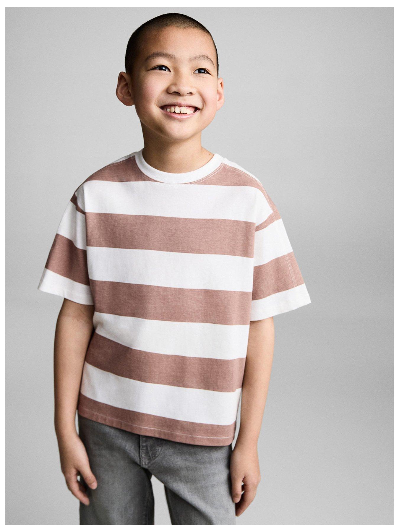 mango-boys-stripe-short-sleeve-t-shirt-pink