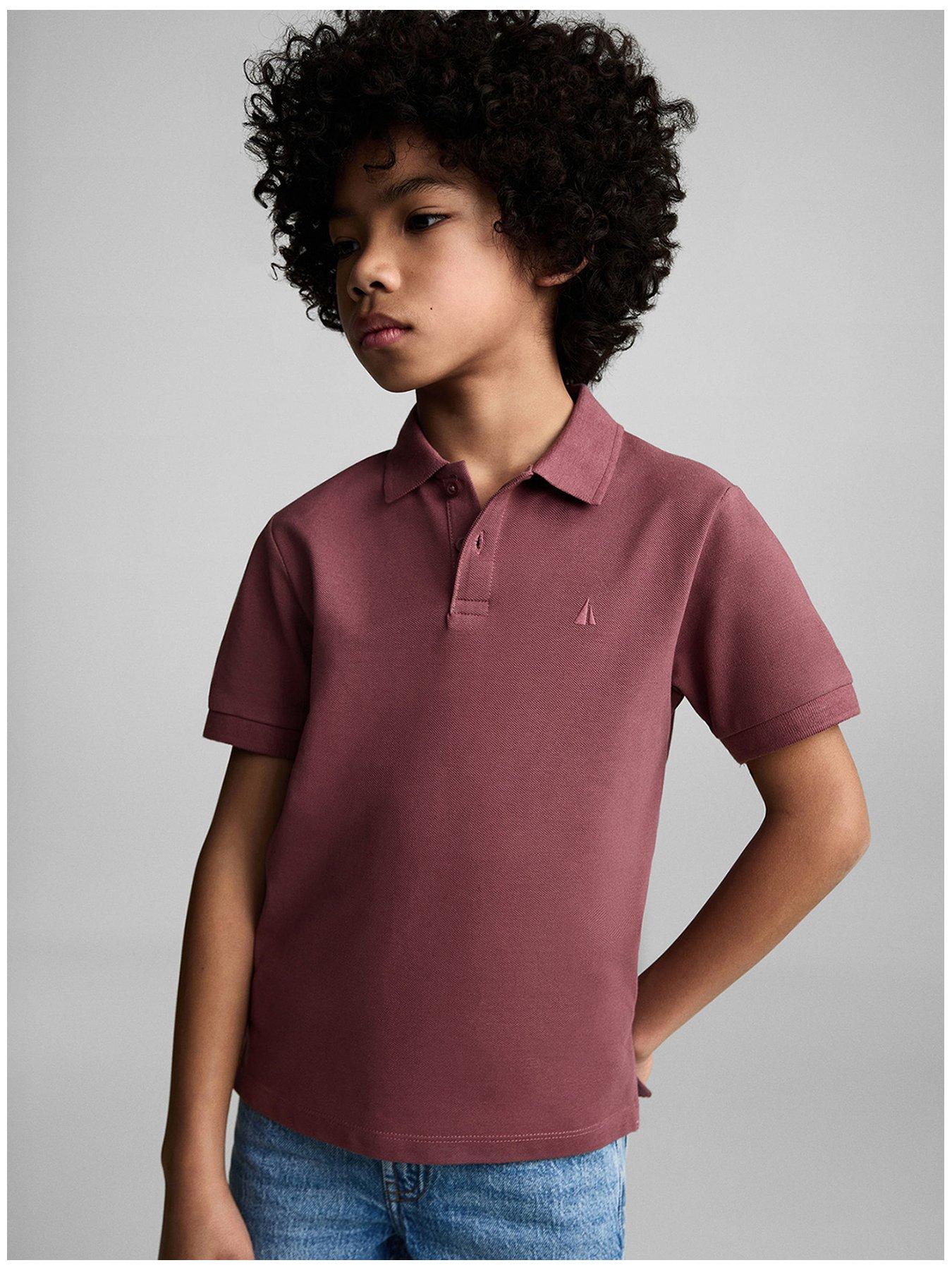mango-boys-short-sleeve-polo-shirt-dark-red