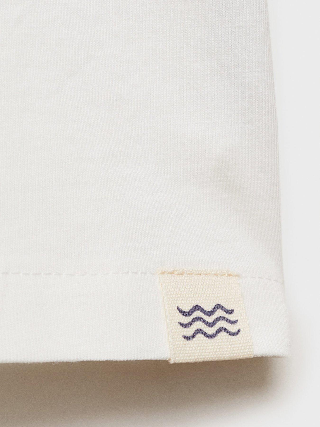  image of mango-boys-block-stripe-short-sleeve-polo-shirt-blue