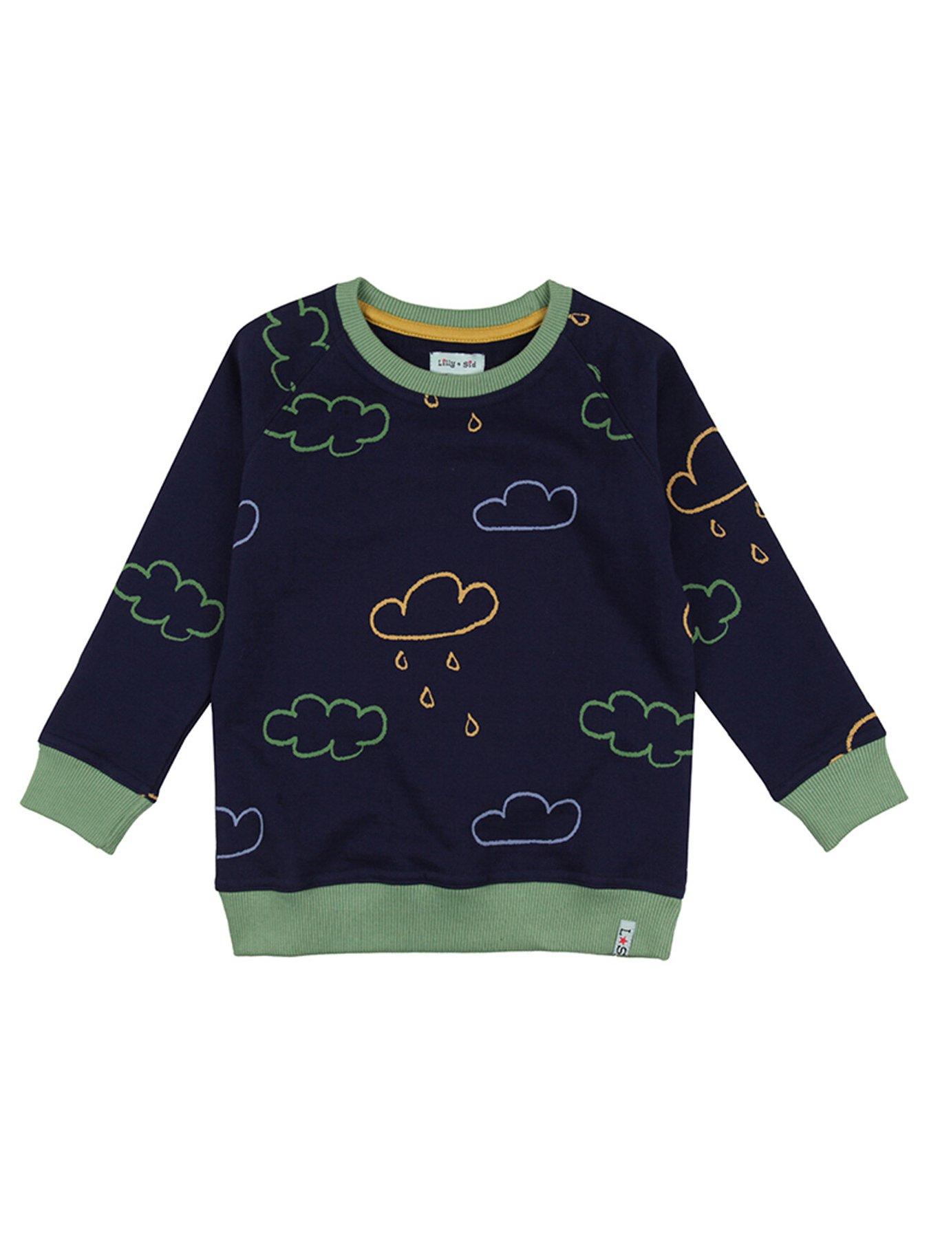  image of lilly-sid-boys-weather-sweatshirt-navy