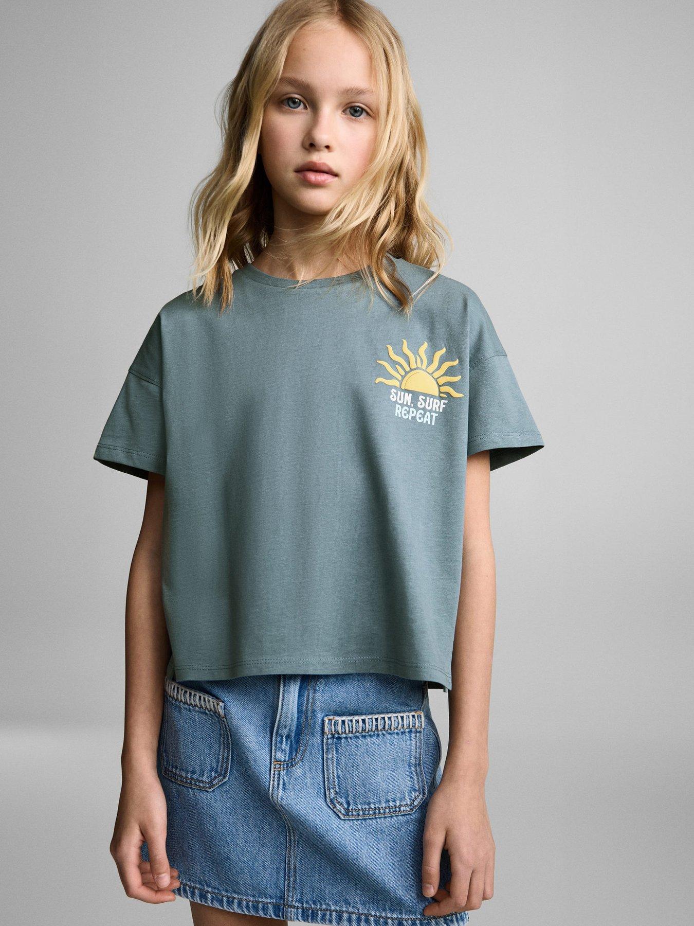 mango-girls-sunshine-back-print-short-sleeve-t-shirt-blue-blue