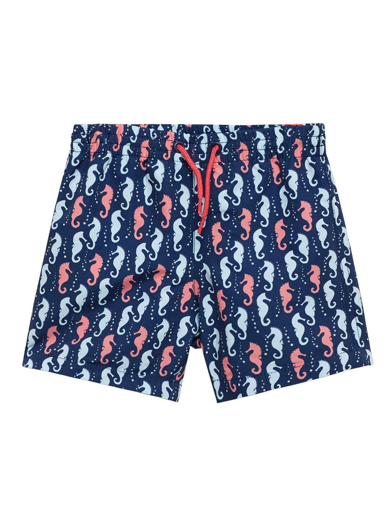 Mango Younger Boys Seahorse Swimshorts - Navy