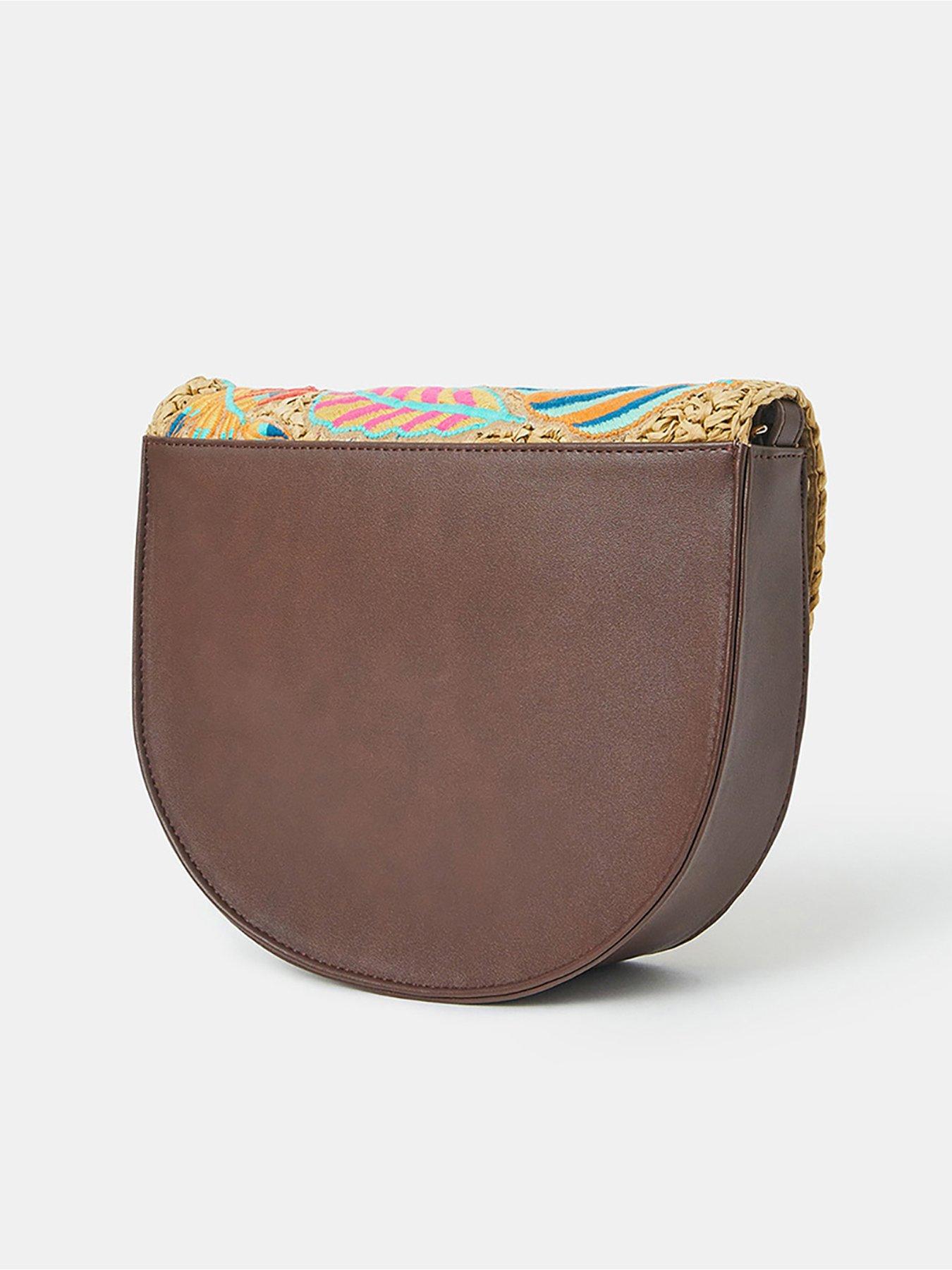 image of accessorize-embroidered-raffia-x-body-bag-brights
