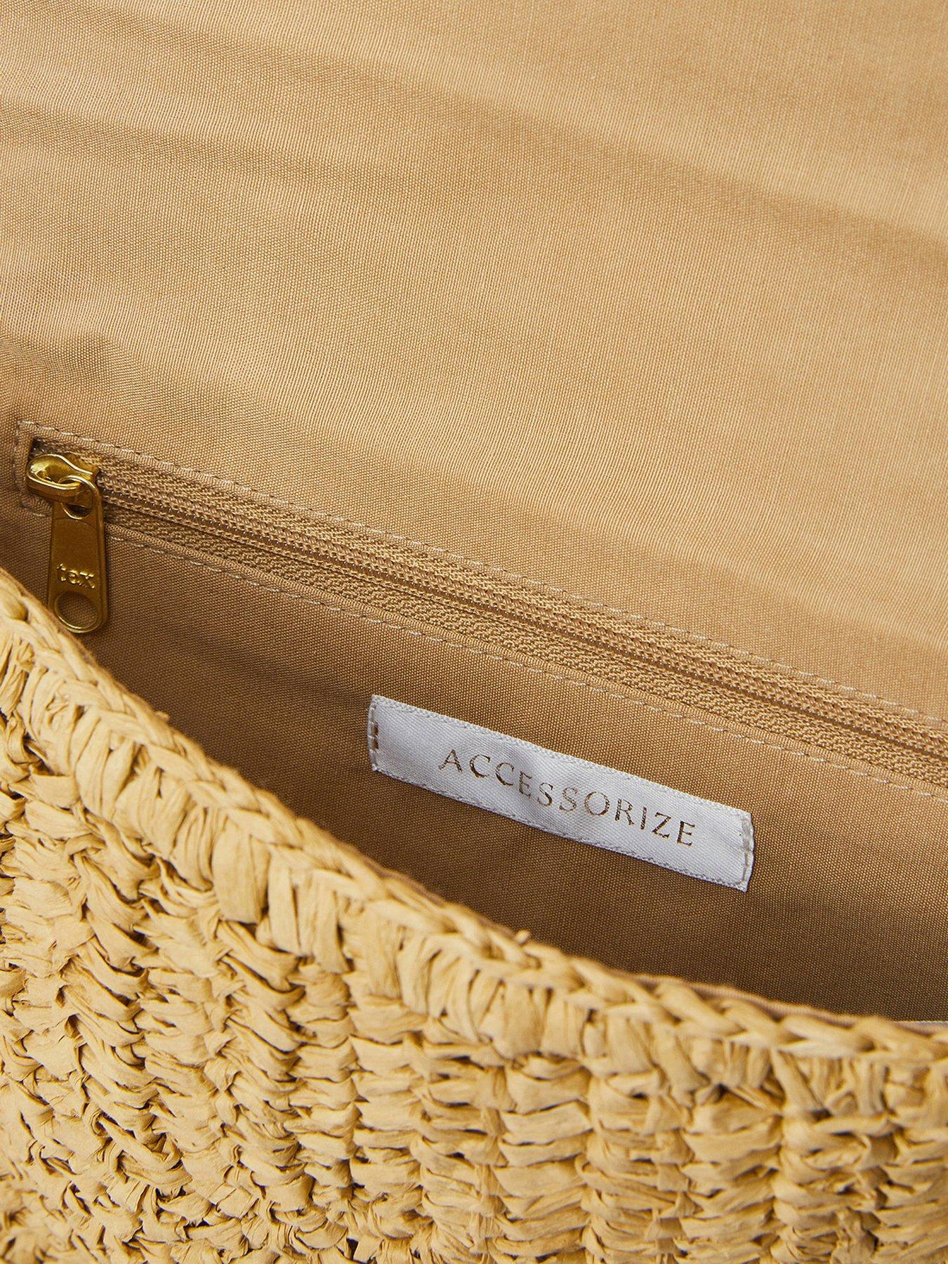  image of accessorize-embroidered-raffia-x-body-bag-brights