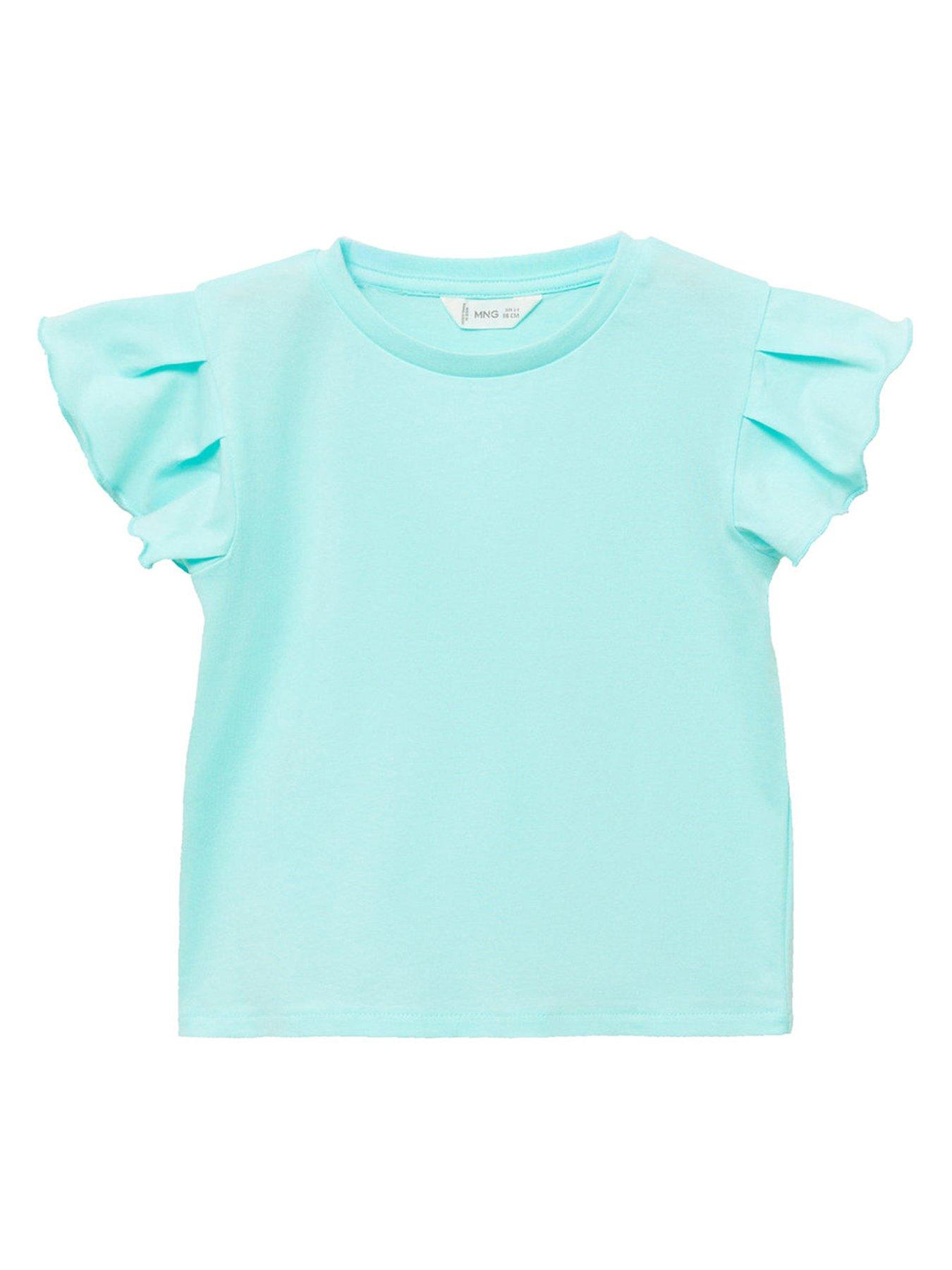 mango-younger-girls-frill-short-sleeve-t-shirt-aqua