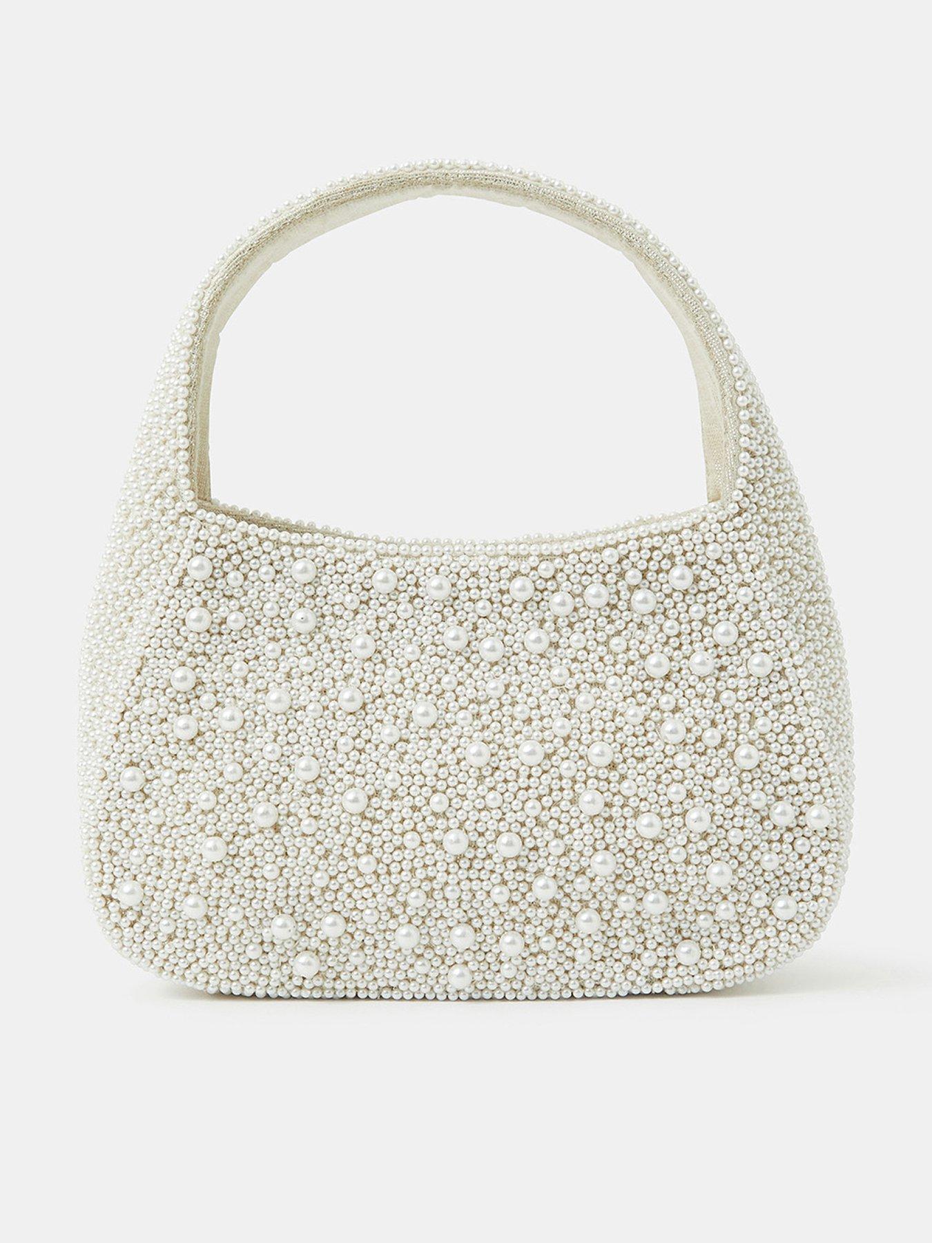  image of accessorize-pearl-handheld-bag-ivory