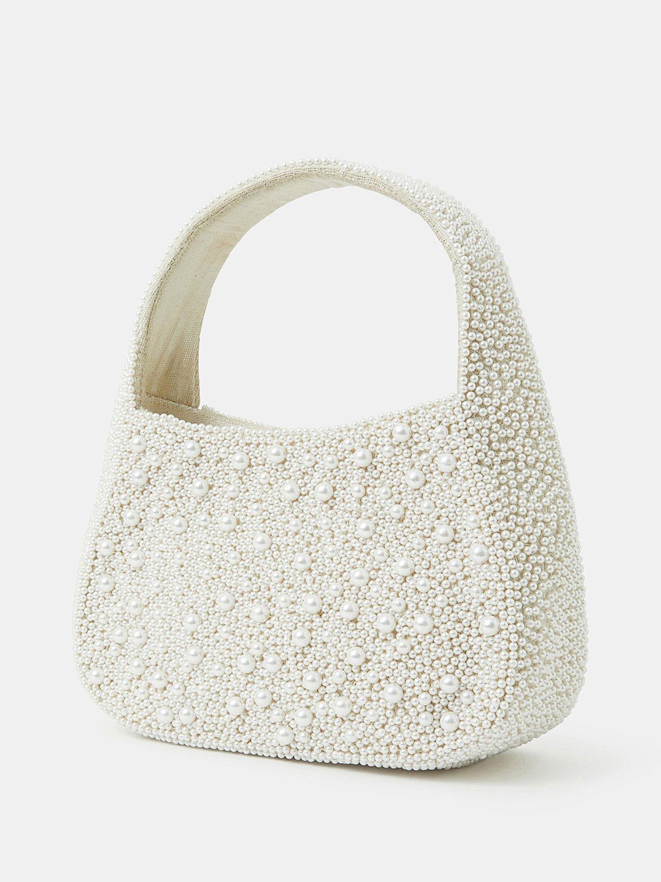  image of accessorize-pearl-handheld-bag-ivory